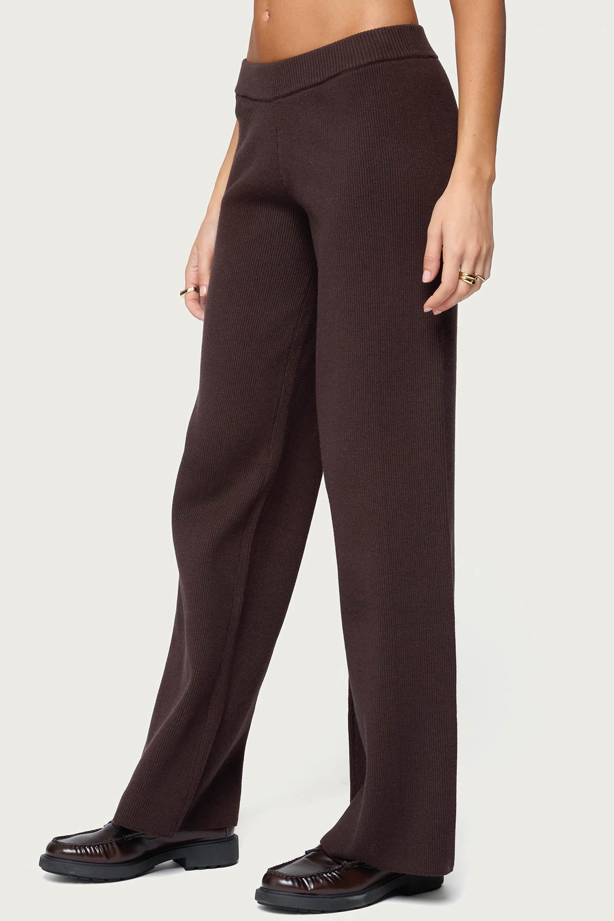 Lorie Wide Leg Knit Pants - Image 3