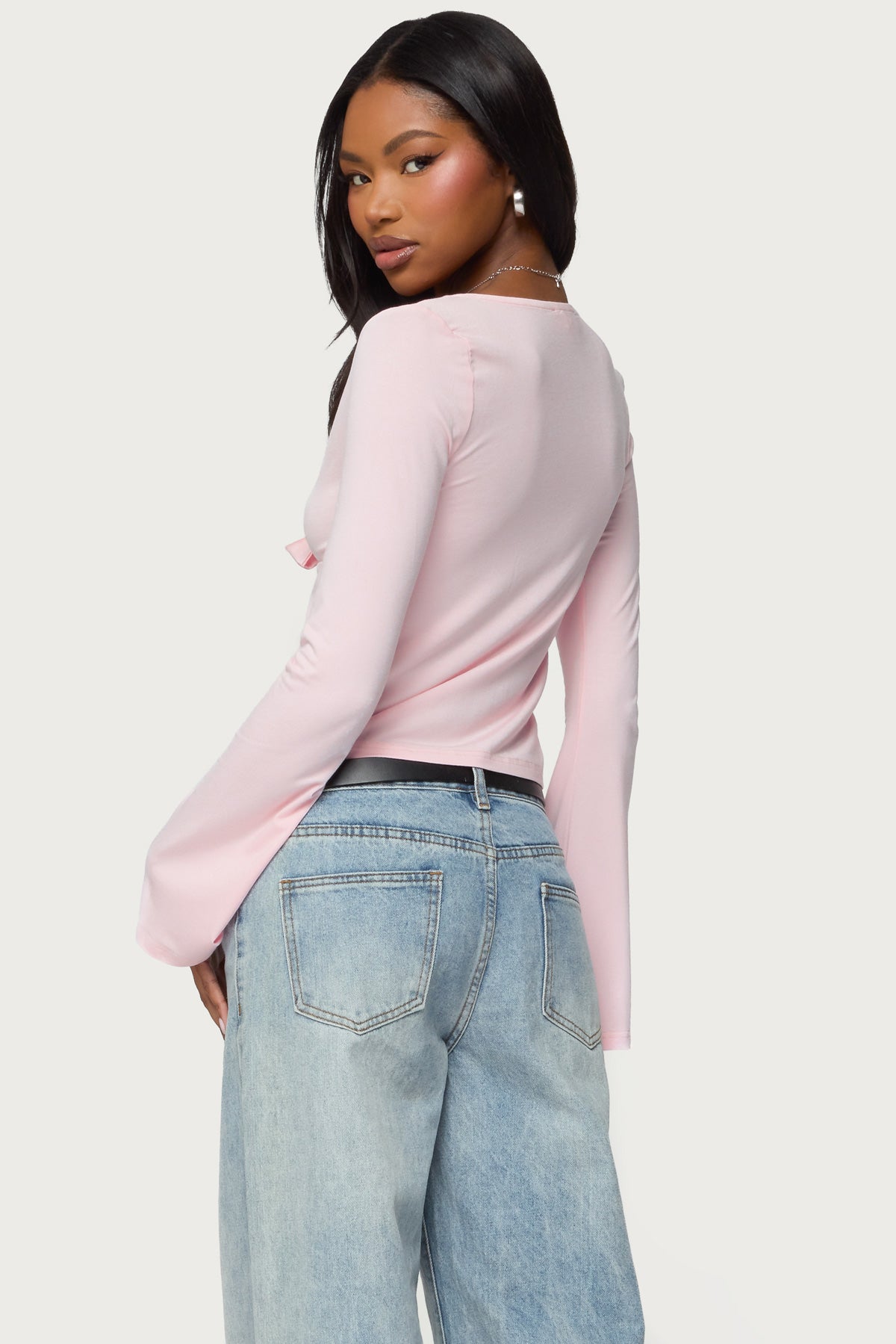 Scarlette Tie Front Top - Image 4