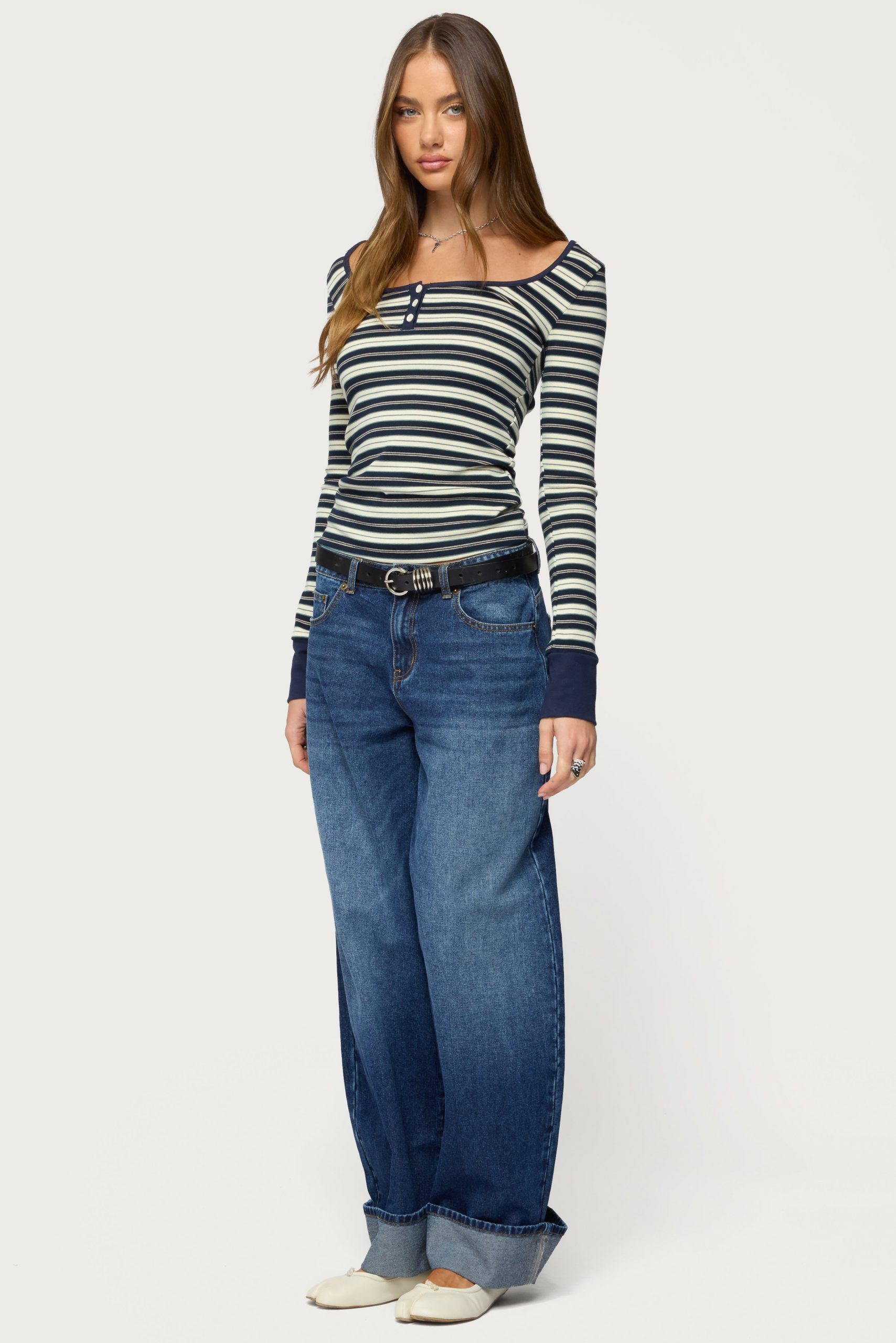 Kella Low Rise Baggy Jeans - Image 5