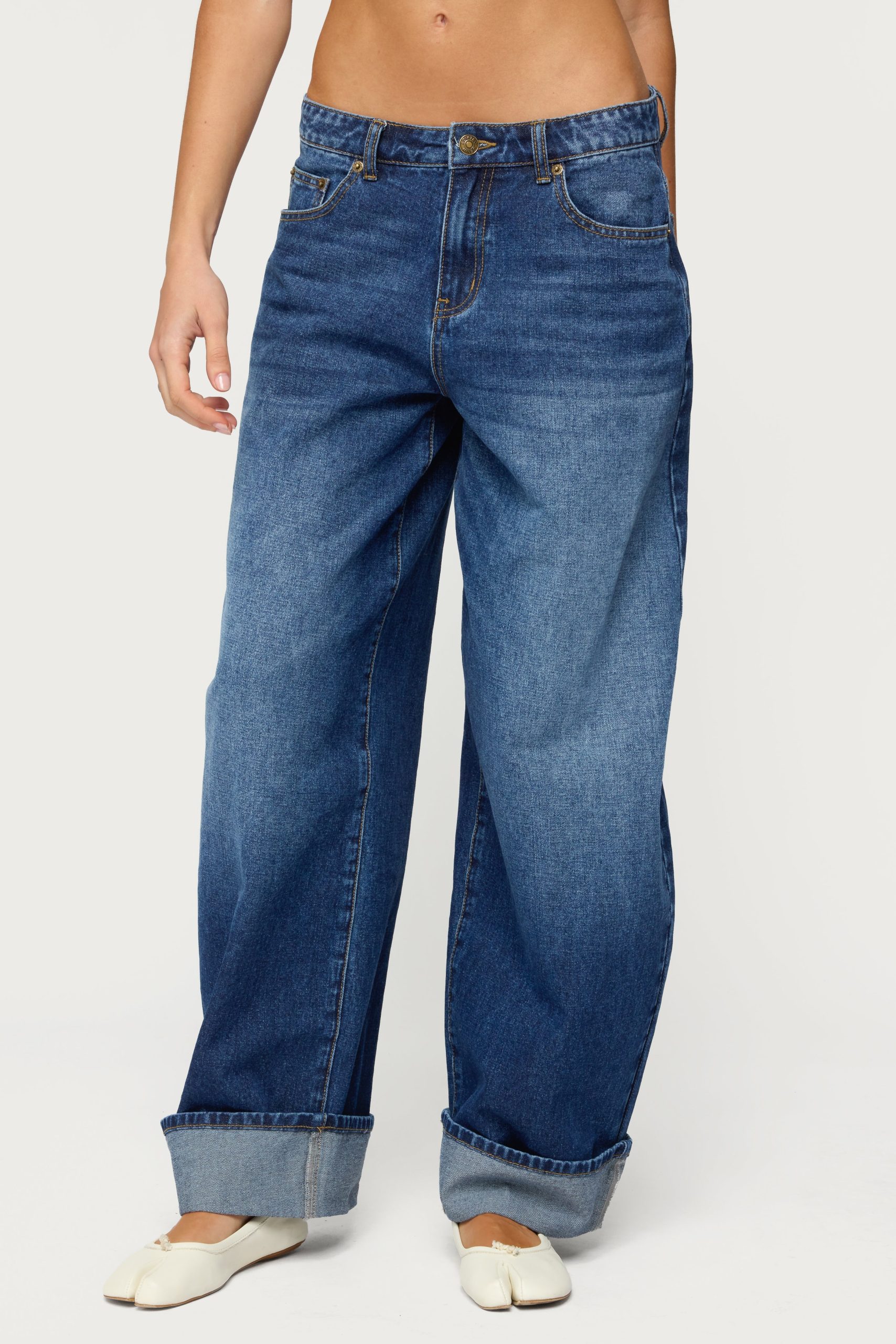 Kella Low Rise Baggy Jeans - Image 2