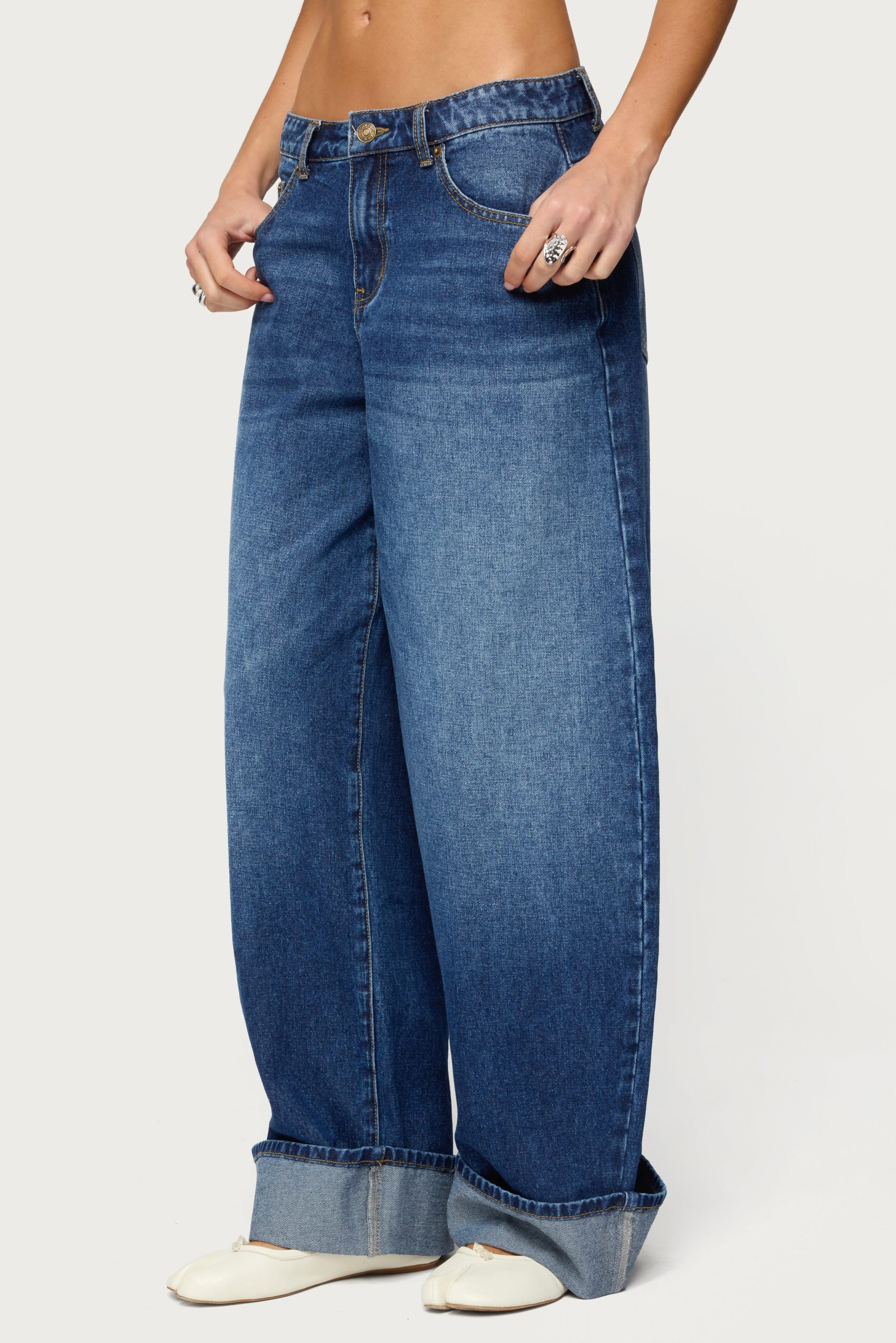 Kella Low Rise Baggy Jeans - Image 3