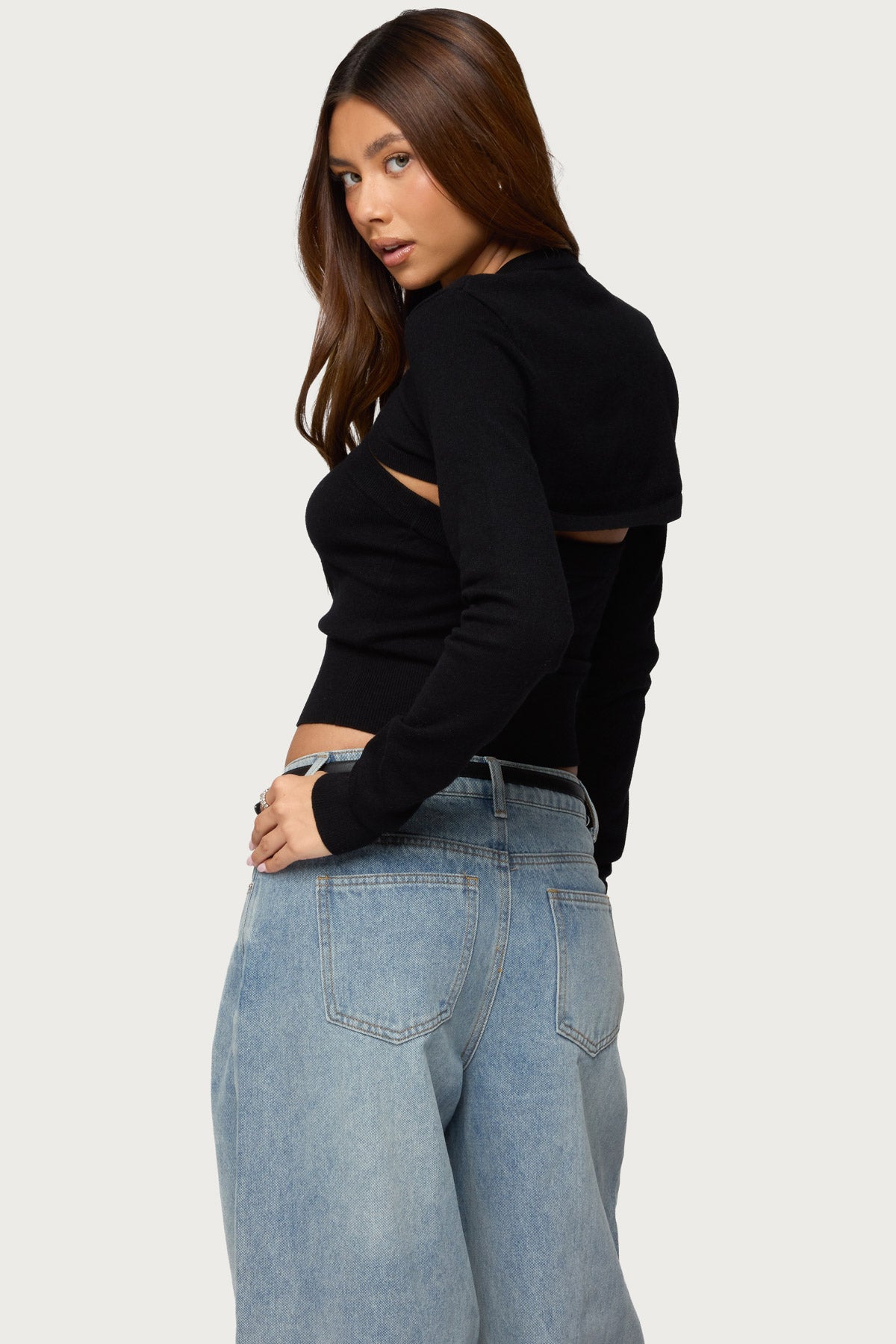 Knit Two Piece Shrug & Tube Top - Image 5