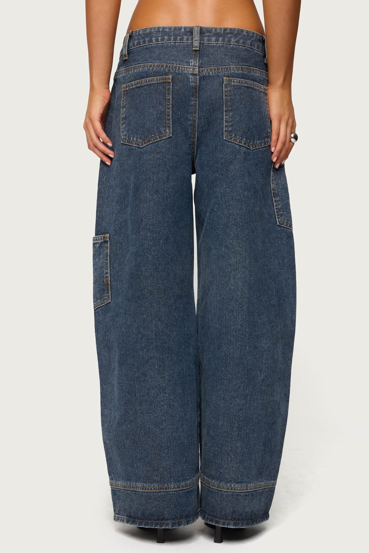 Nea Pocket Low Rise Baggy Jeans - Image 5