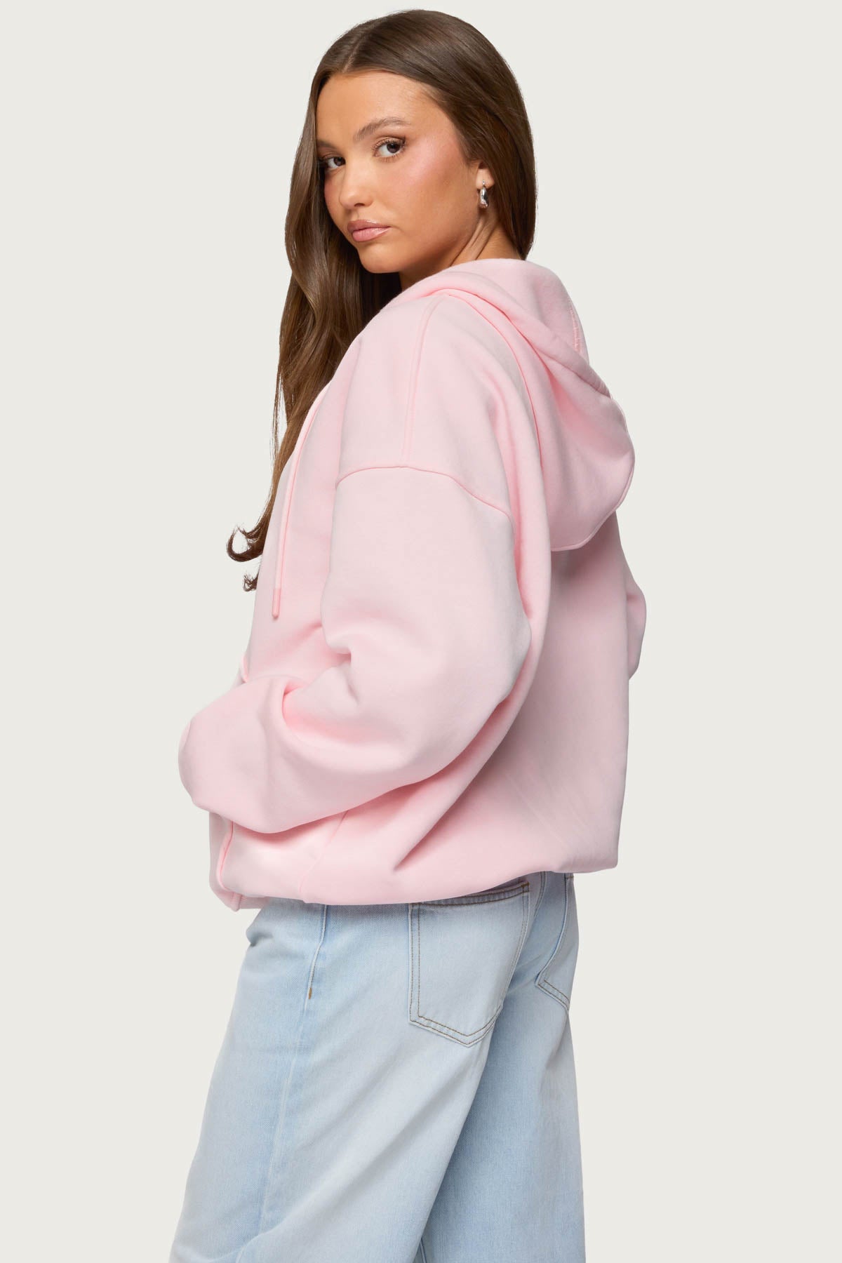 Rocia Oversized Zip Up Hoodie - Image 5