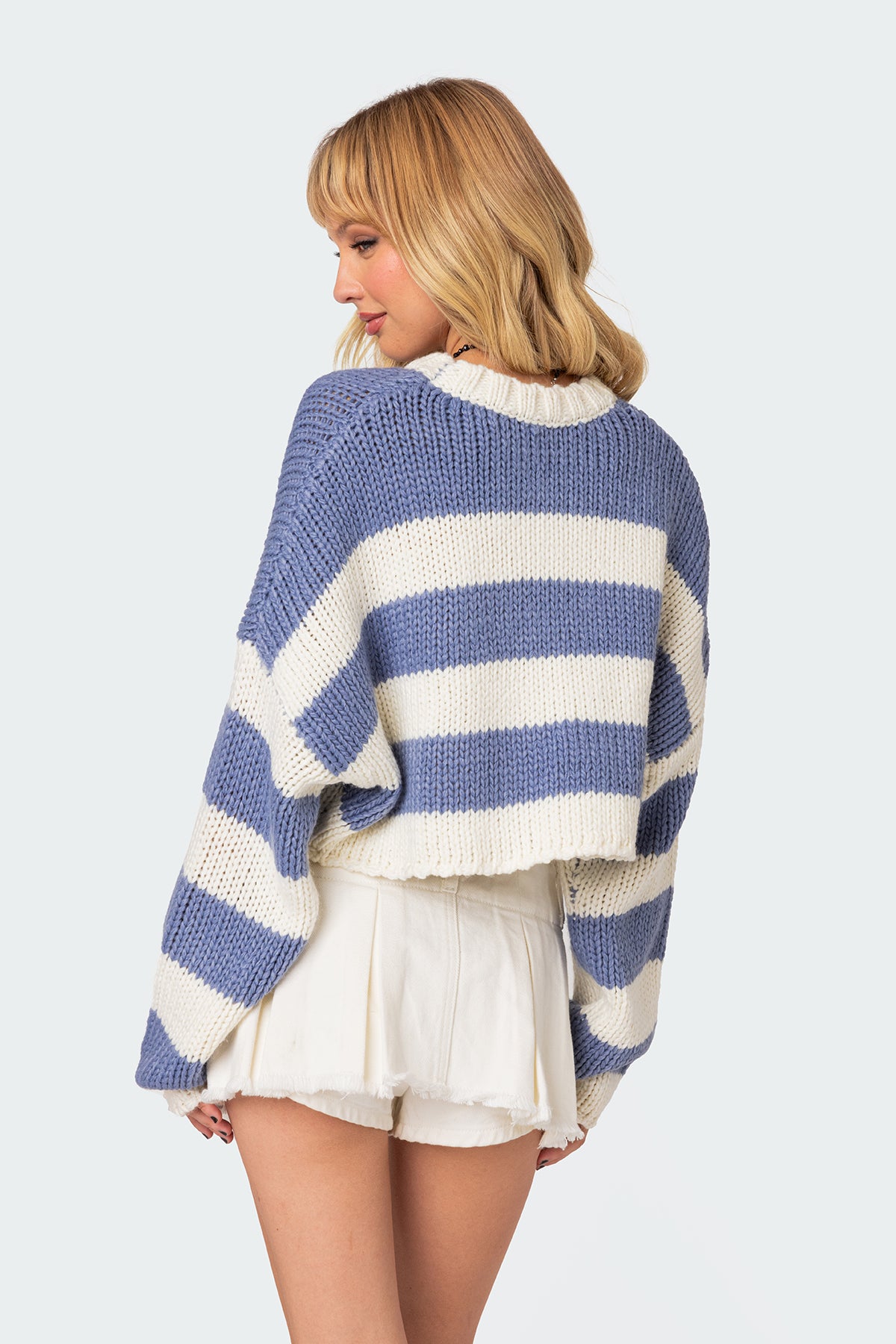 Ozzy Cropped Knitted Sweater - Image 4