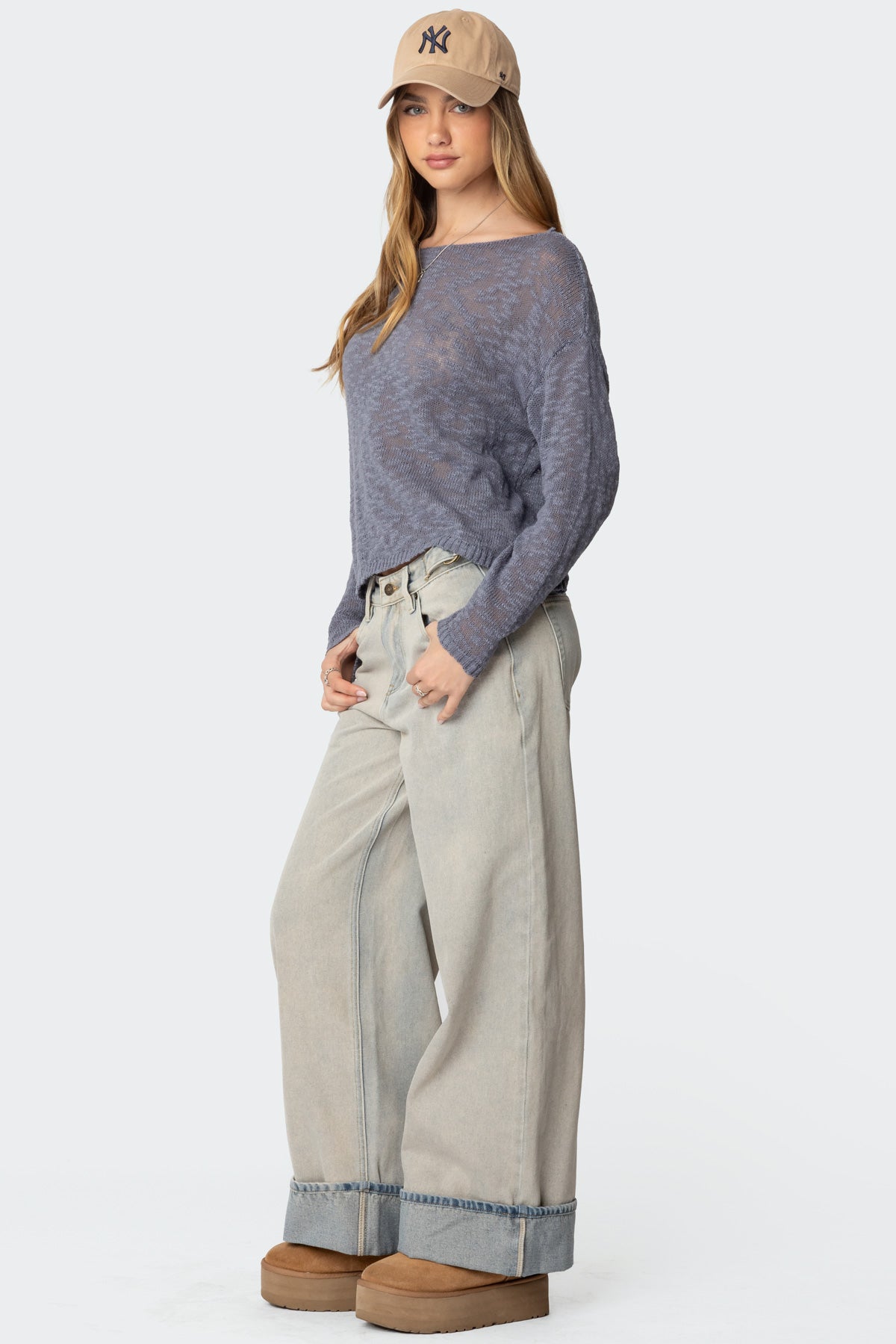 Bri Oversized Boat Neck Sweater - Image 4