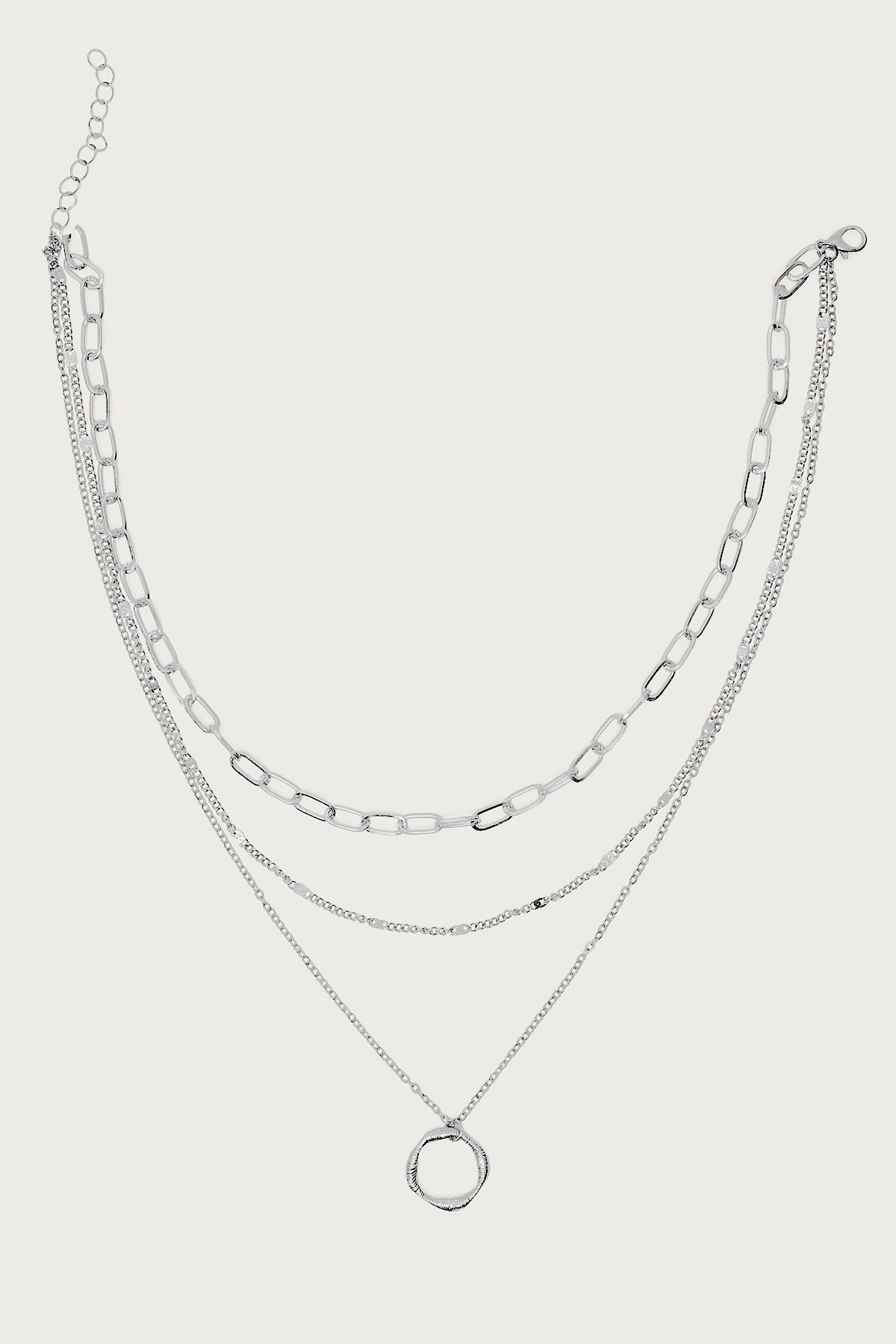 Layered Mixed Chain Necklace - Image 2