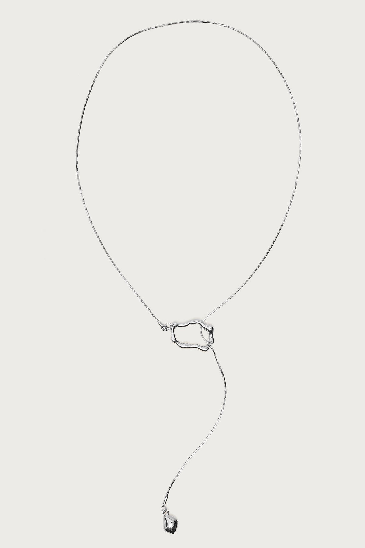 Abstract Pendant Cascading Necklace - Image 2