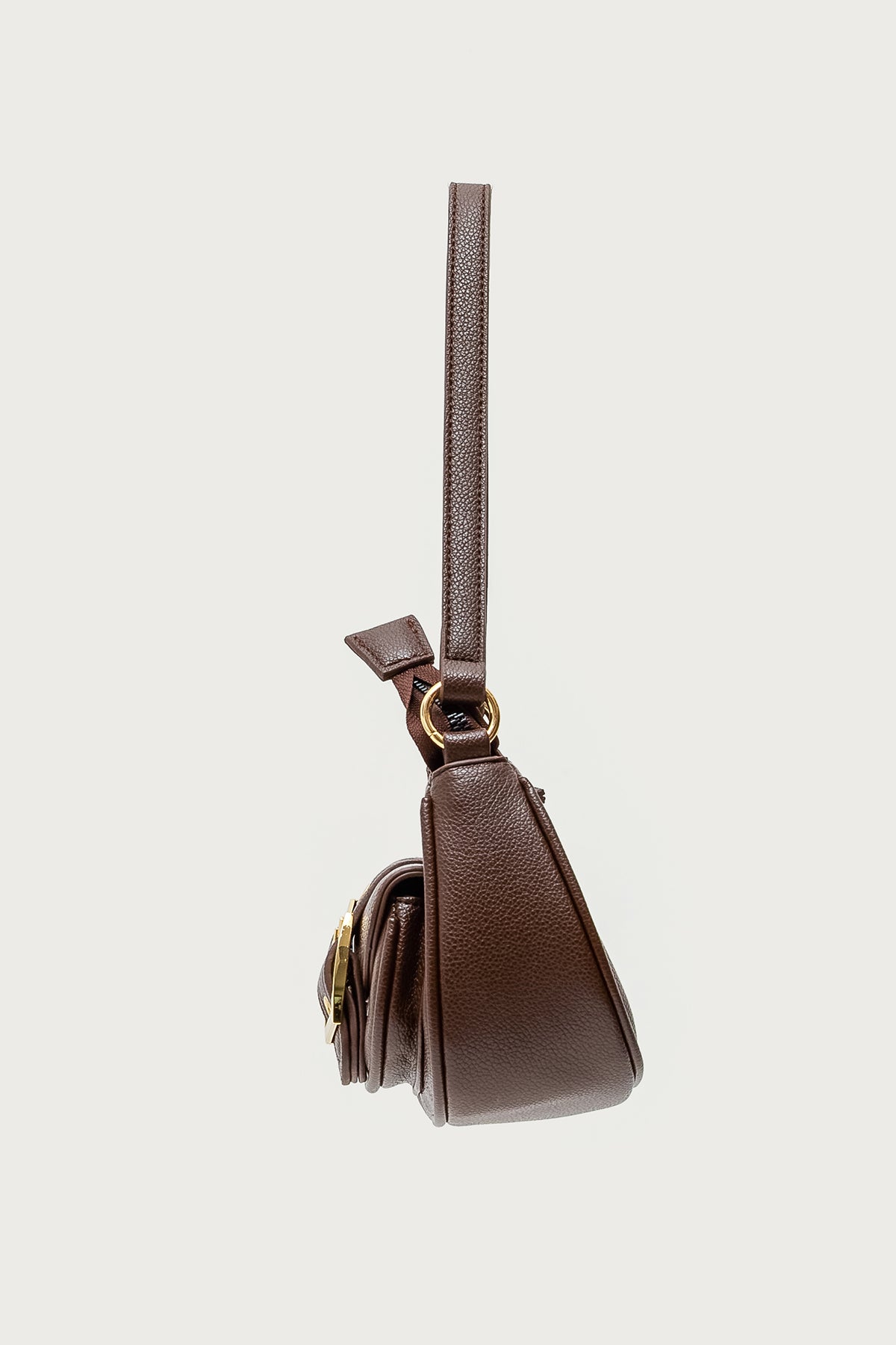 Zinnia Faux Leather Buckle Bag - Image 5
