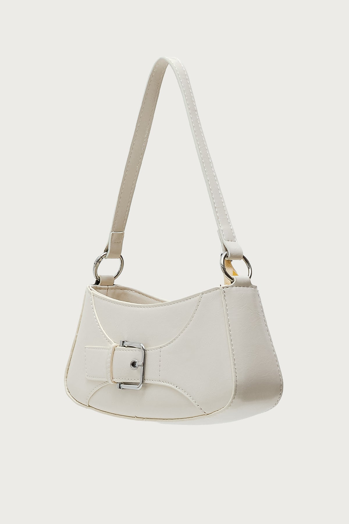 Buckle Up Faux Leather Bag - Image 3