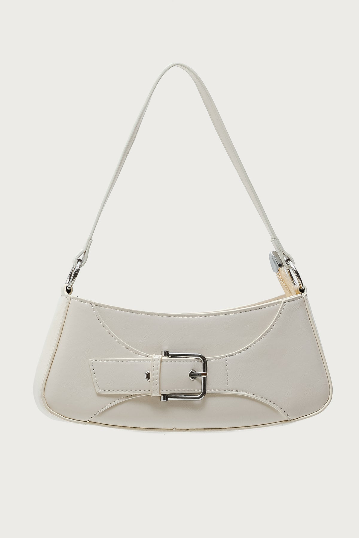 Buckle Up Faux Leather Bag - Image 2