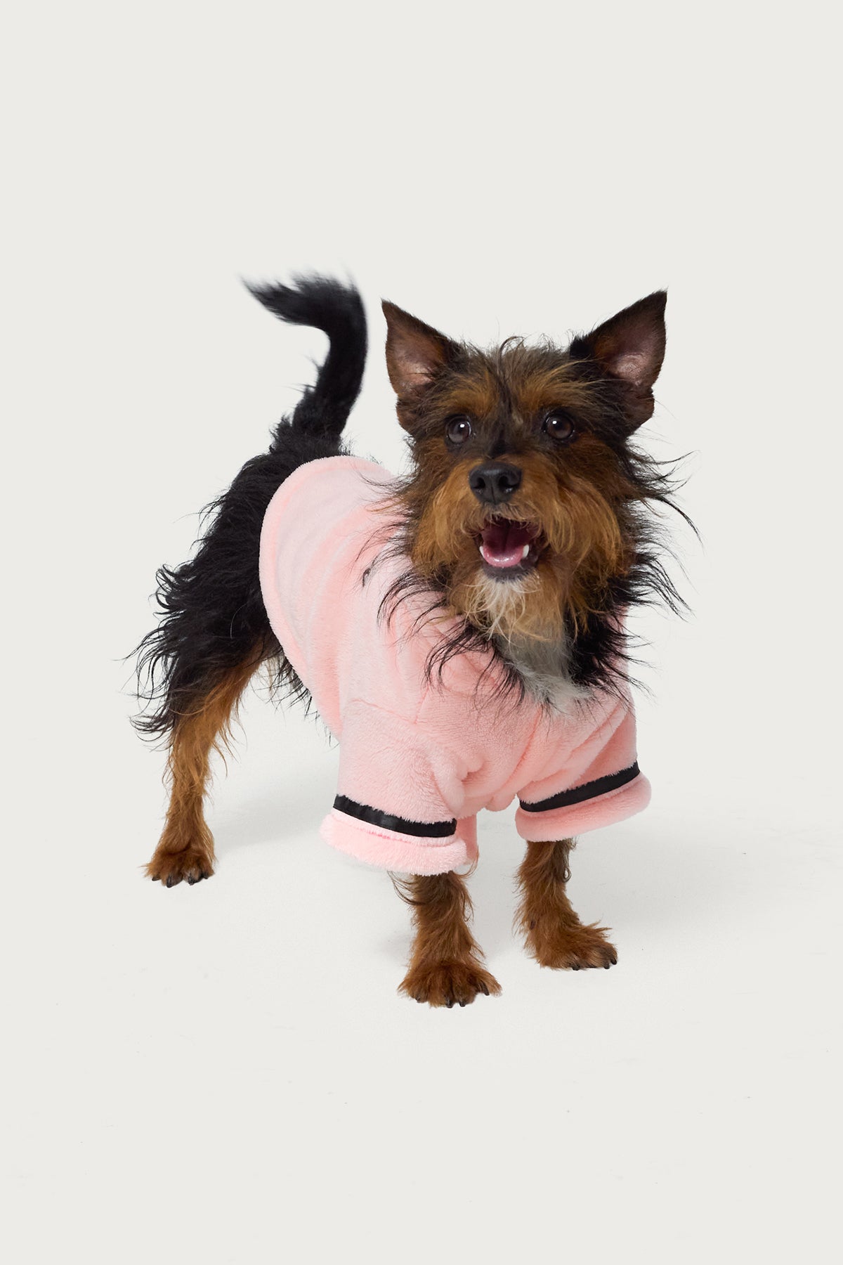 Snuggle Up Fuzzy Pet Robe - Image 2