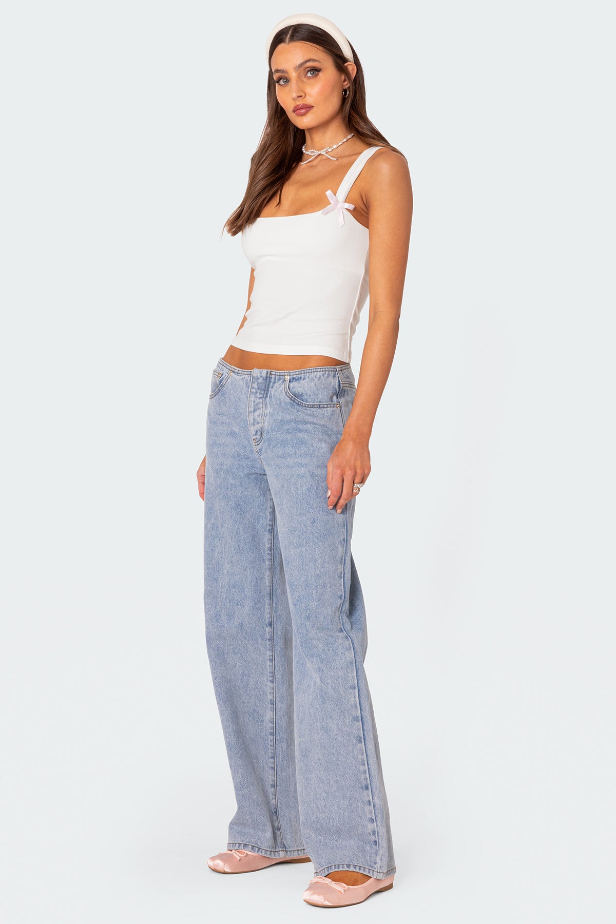 Lola Ribbed Tank Top - Image 4