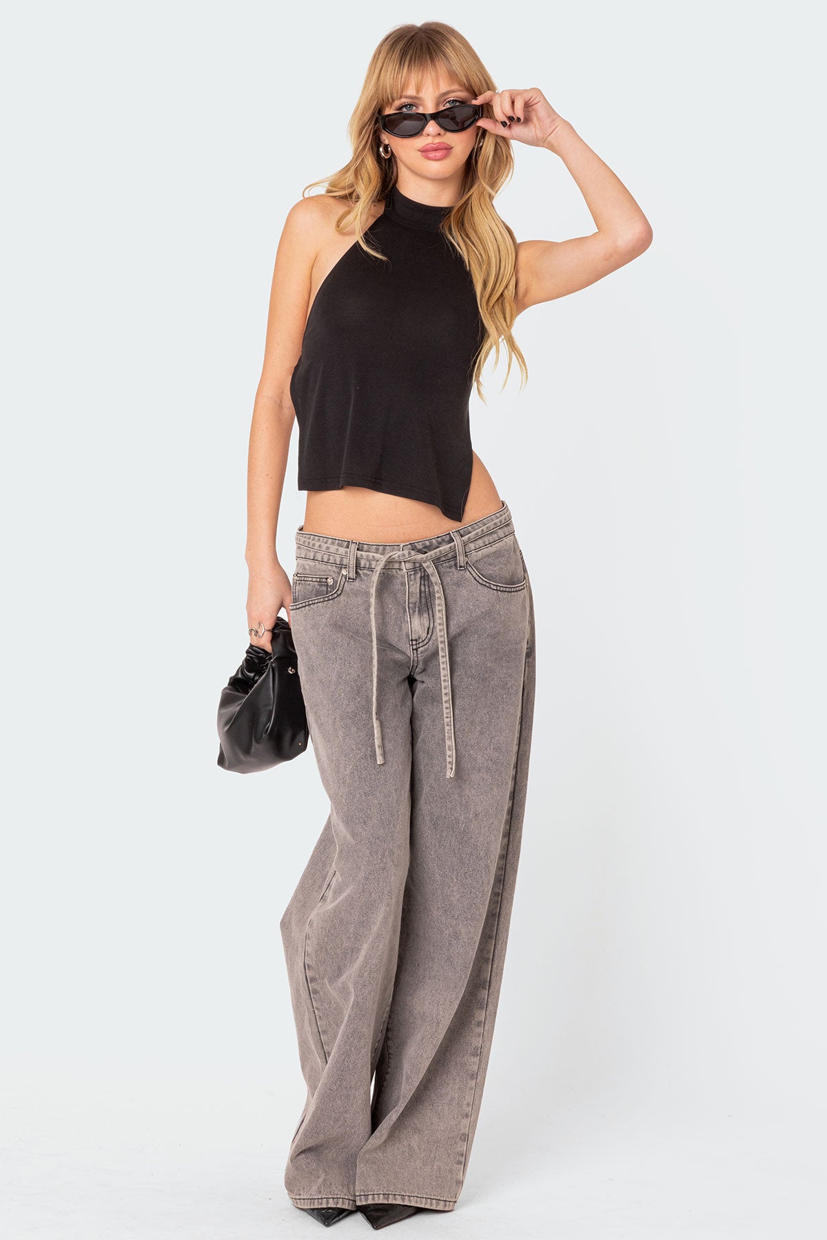 Clara Open Back Halter Top - Image 4