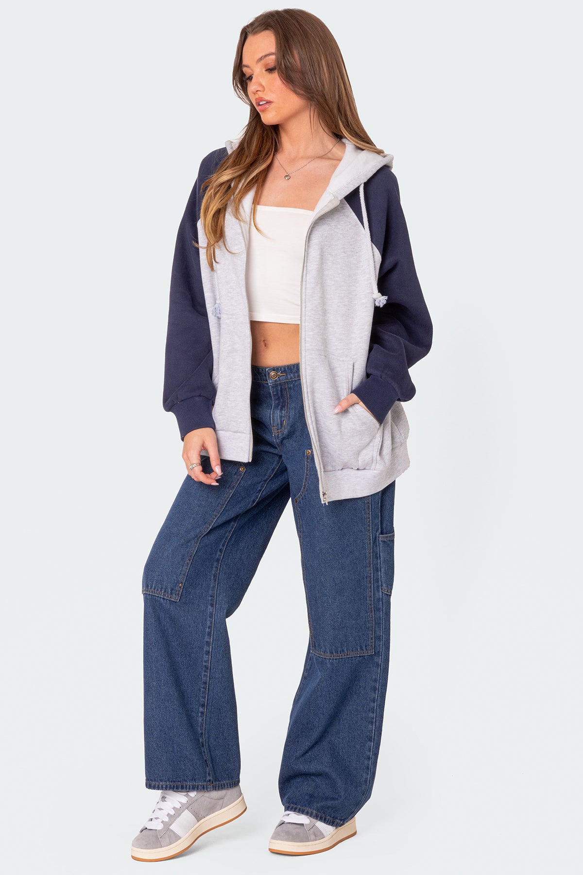 Ayla Low Rise Baggy Carpenter Jeans - Image 5