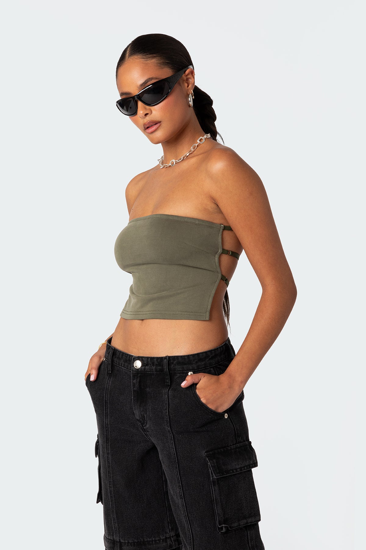 Tao Open Back Tube Top - Image 5