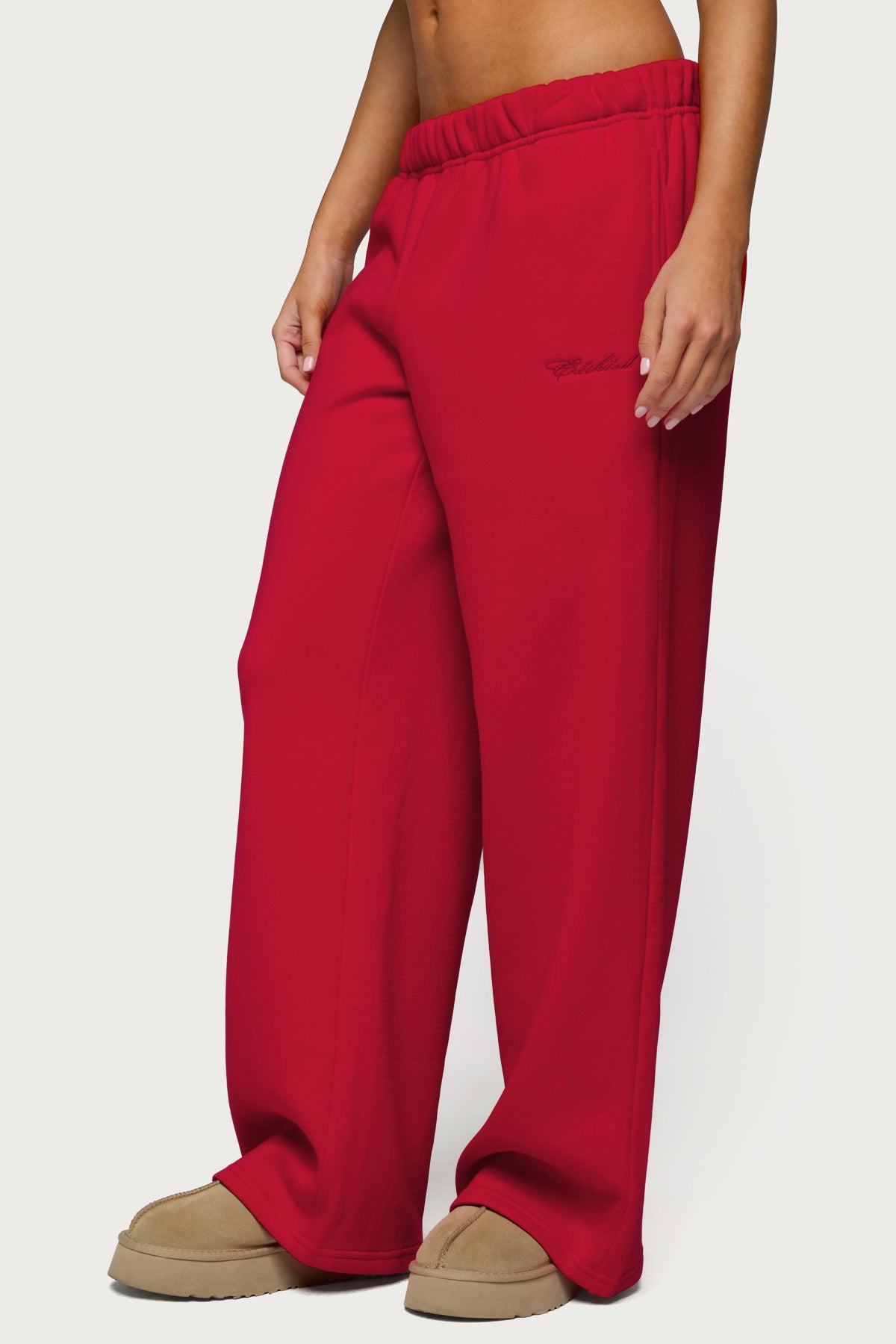 Basic Girl Wide Leg Edikted Sweatpants - Image 3