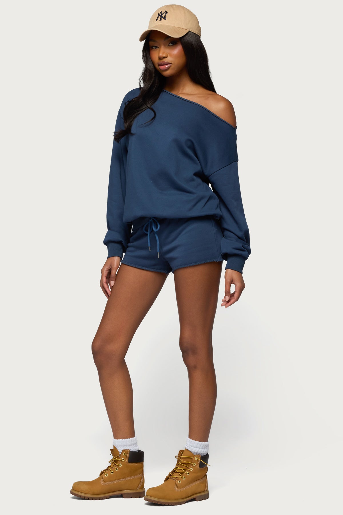 Juana Off Shoulder Lightweight Sweatshirt - Image 5