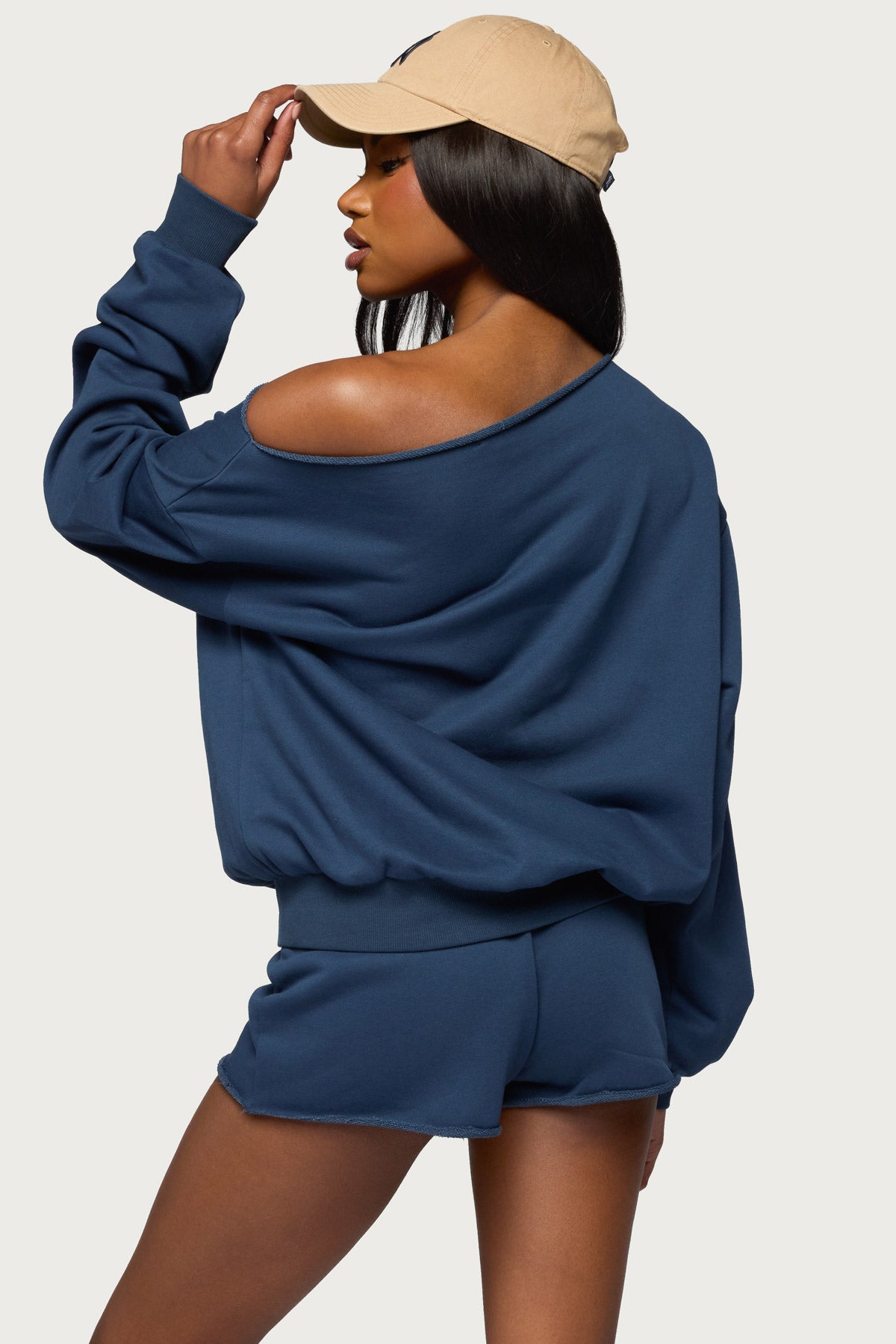 Juana Off Shoulder Lightweight Sweatshirt - Image 6