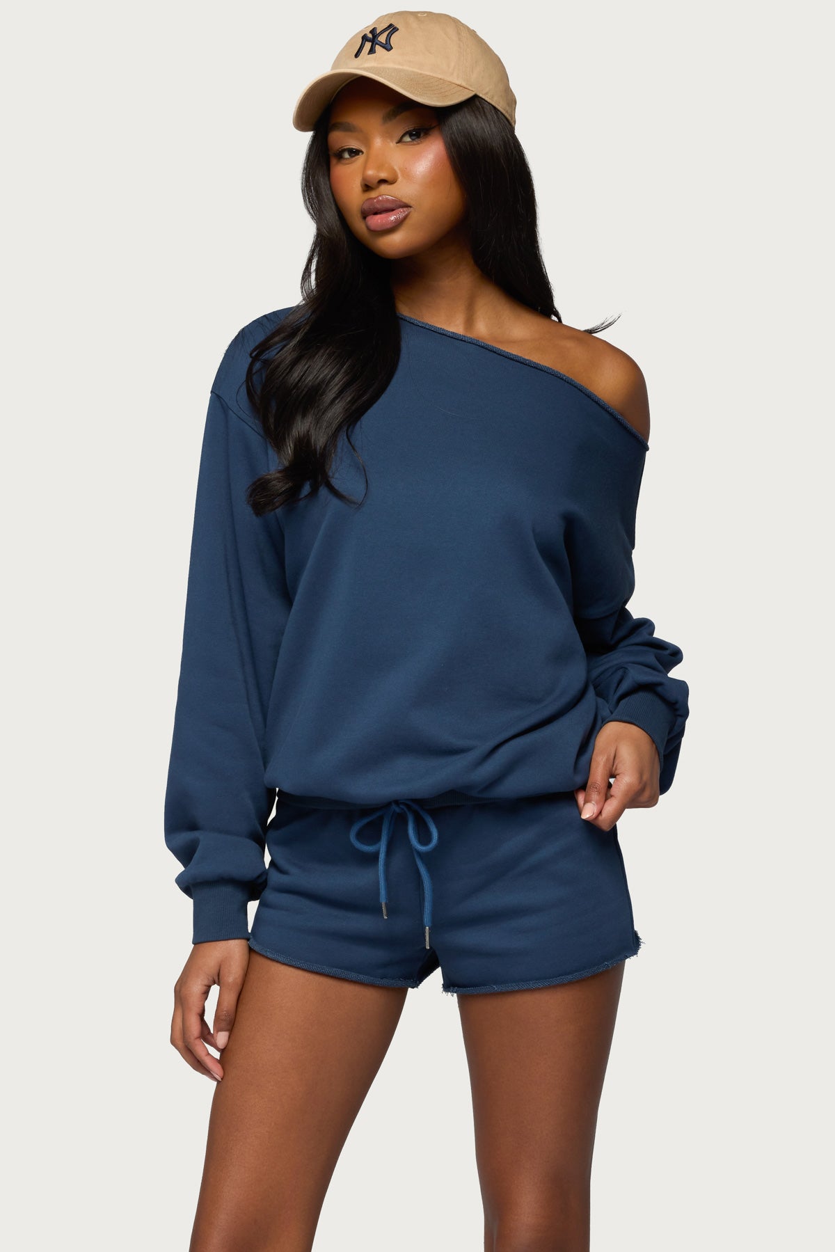 Juana Off Shoulder Lightweight Sweatshirt - Image 2