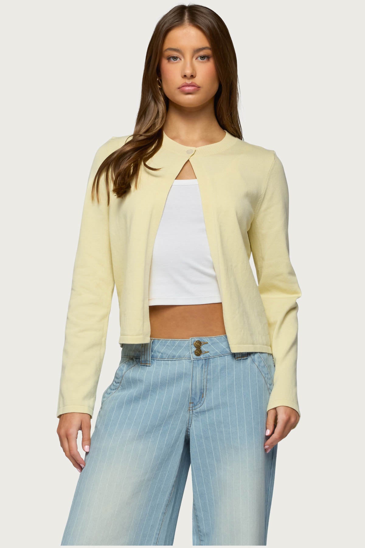 Jenie Split Front Knit Cardigan - Image 4