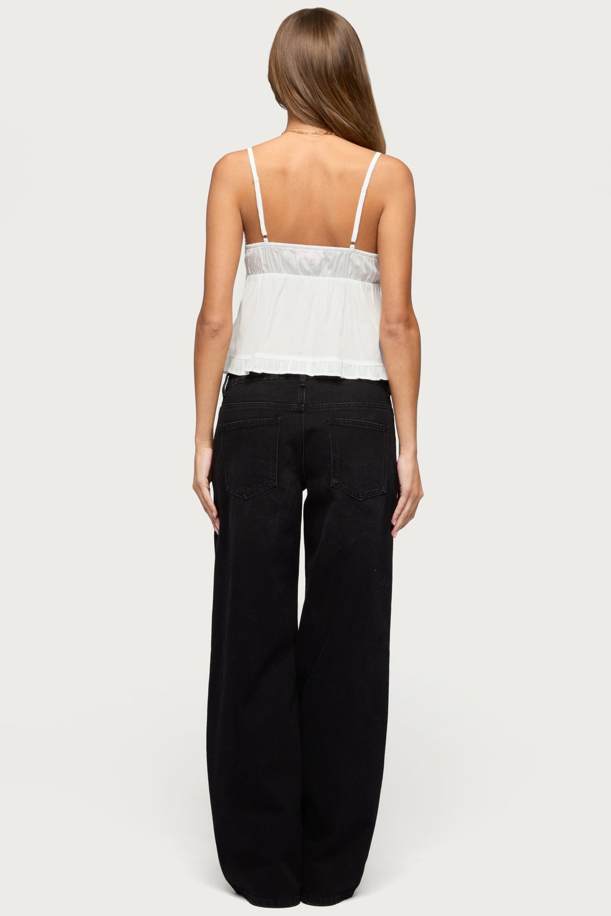 Halsey Ruffle Tank Top - Image 5