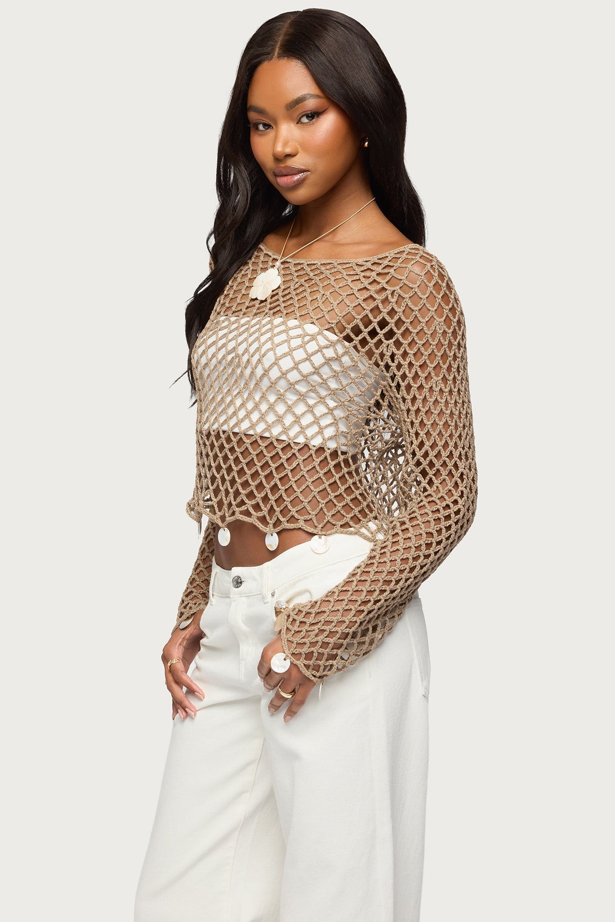 Macarena Crochet Charm Top - Image 3