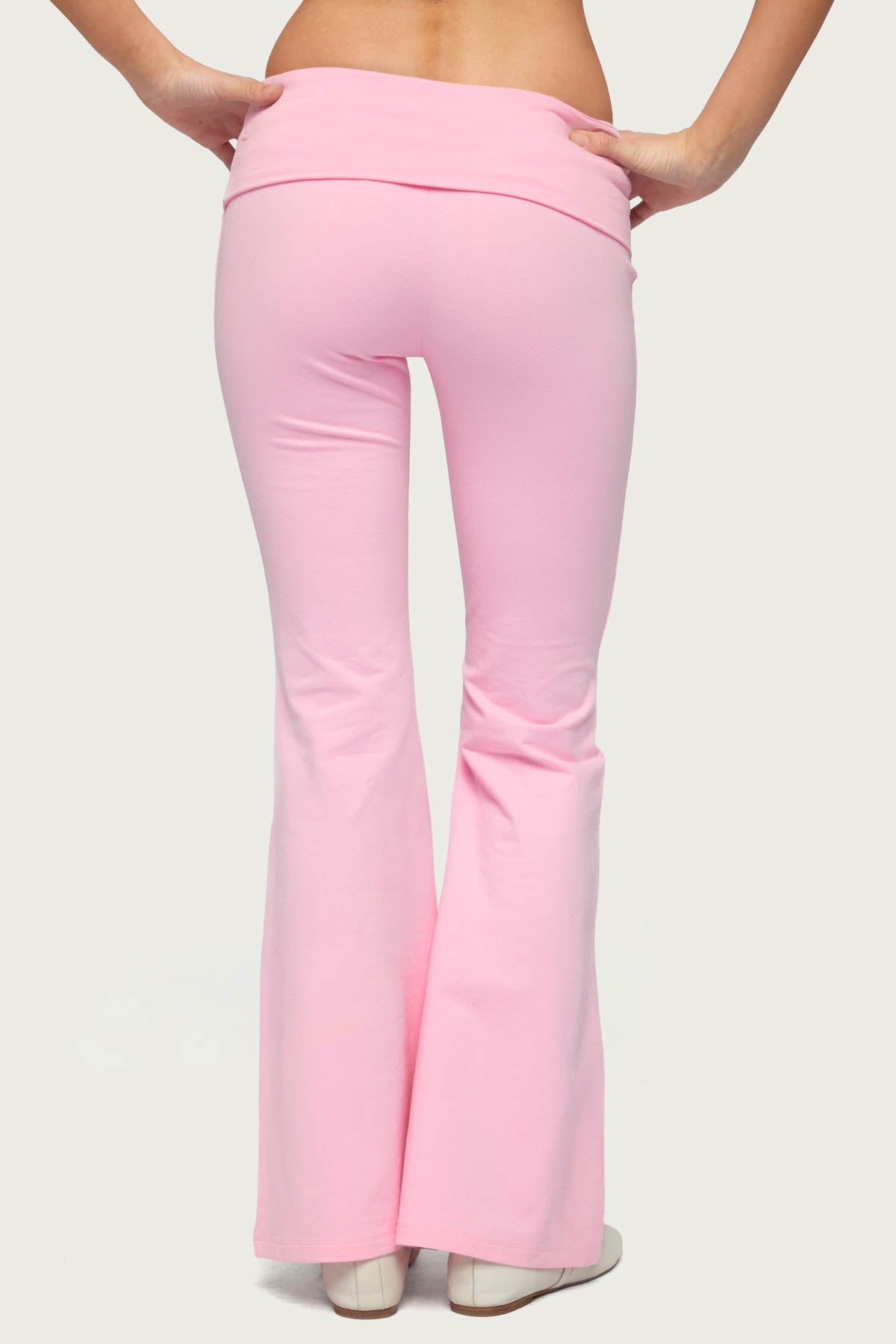 Petite Naomi Foldover Flared Leggings - Image 4