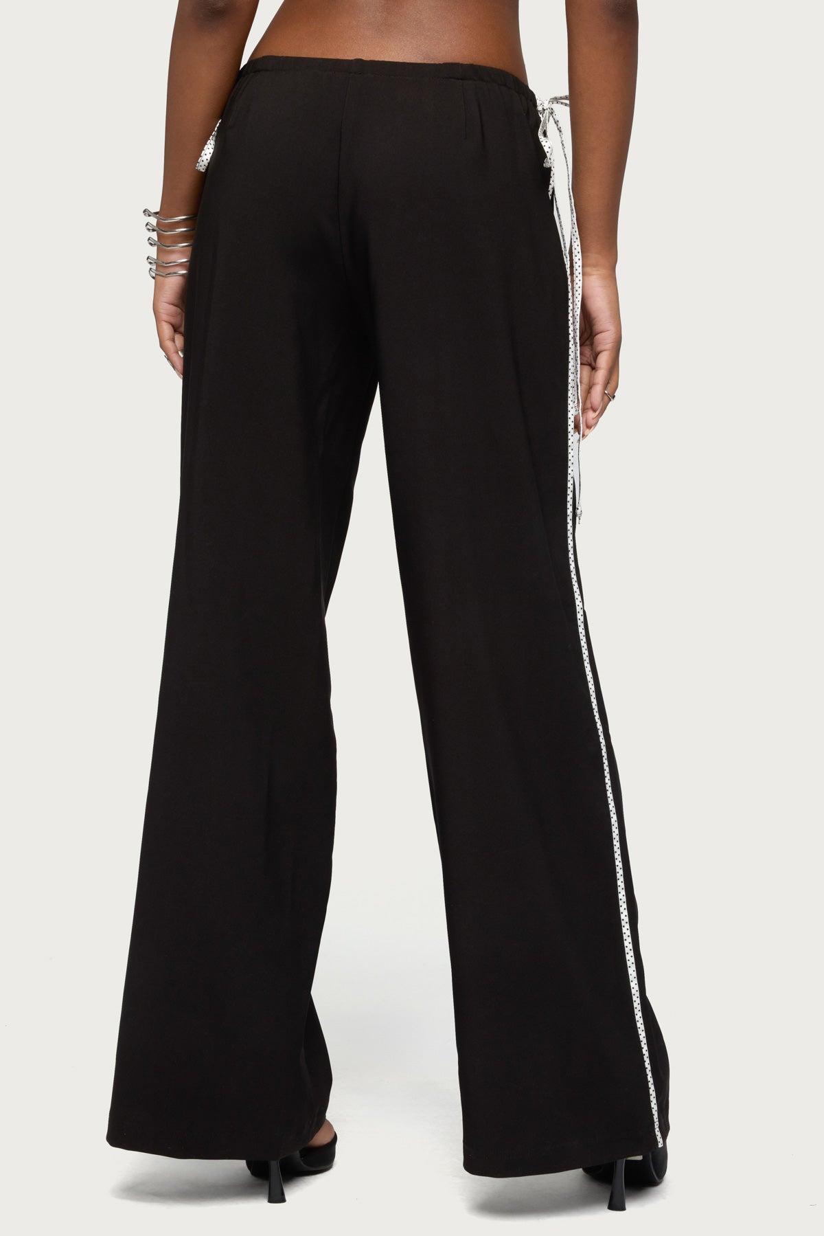 Mikah Dotted Ribbon Wide Leg Pants - Image 4