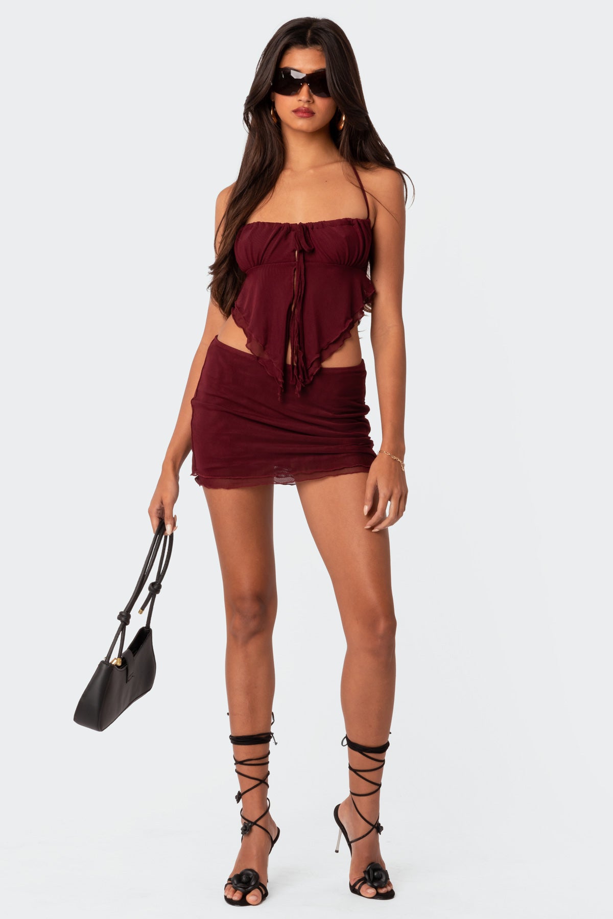 Ariyah Mesh Mini Skirt - Image 2