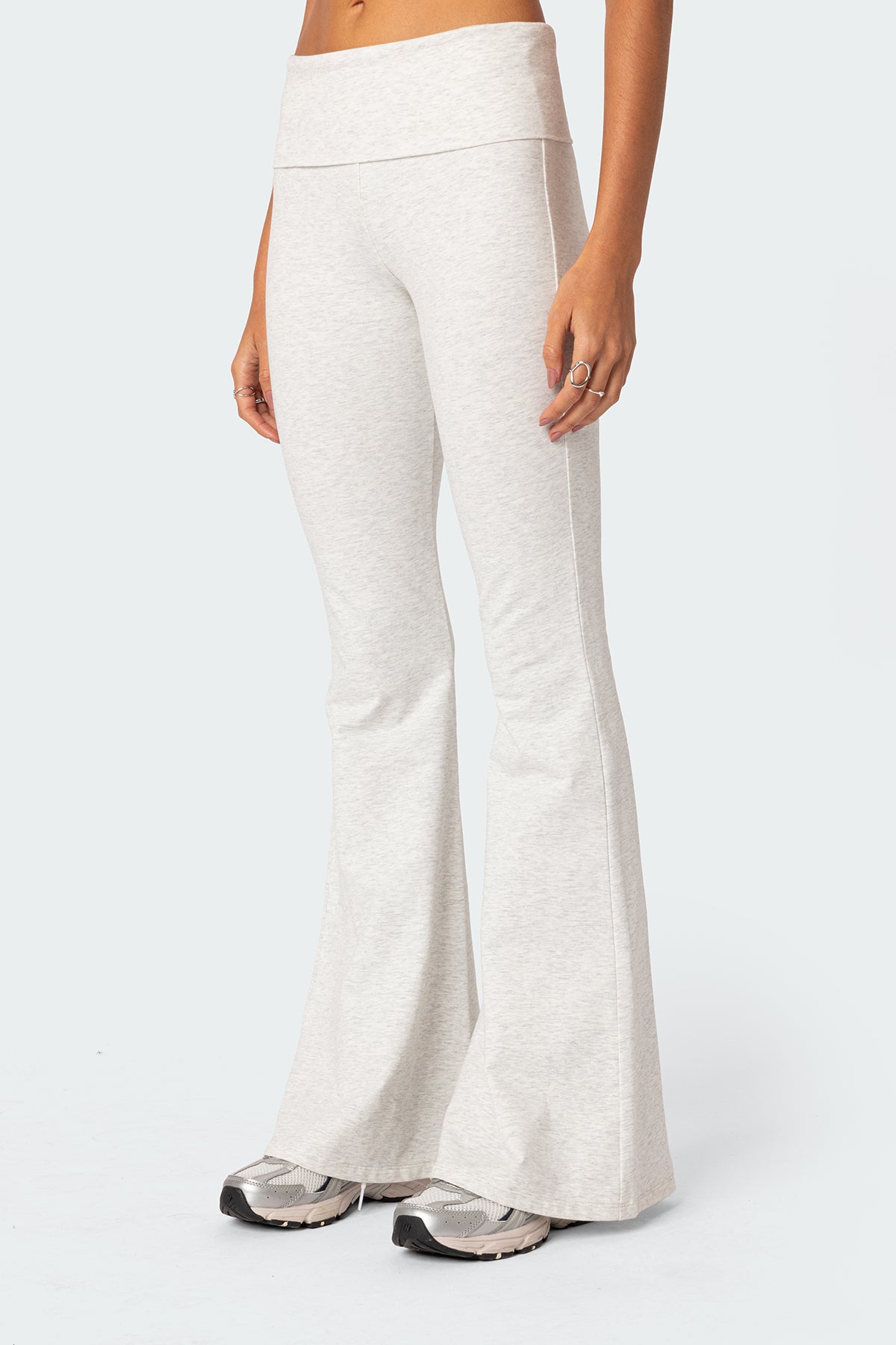 Naomi Foldover Flared Leggings - Image 3