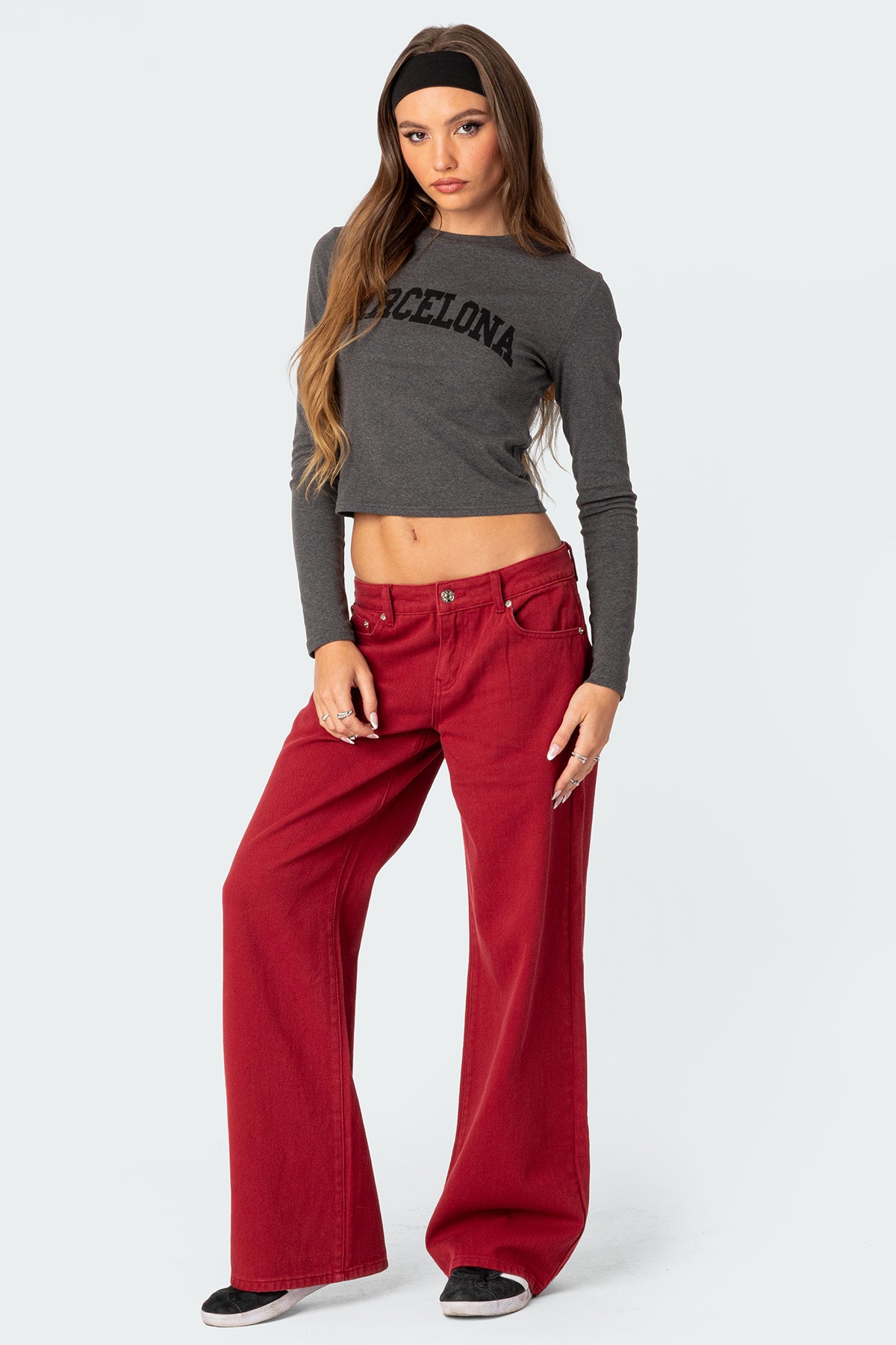 Roman Low Rise Baggy Jeans - Image 4