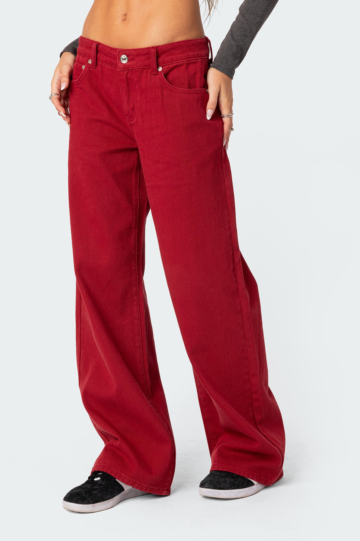 Roman Low Rise Baggy Jeans - Image 3