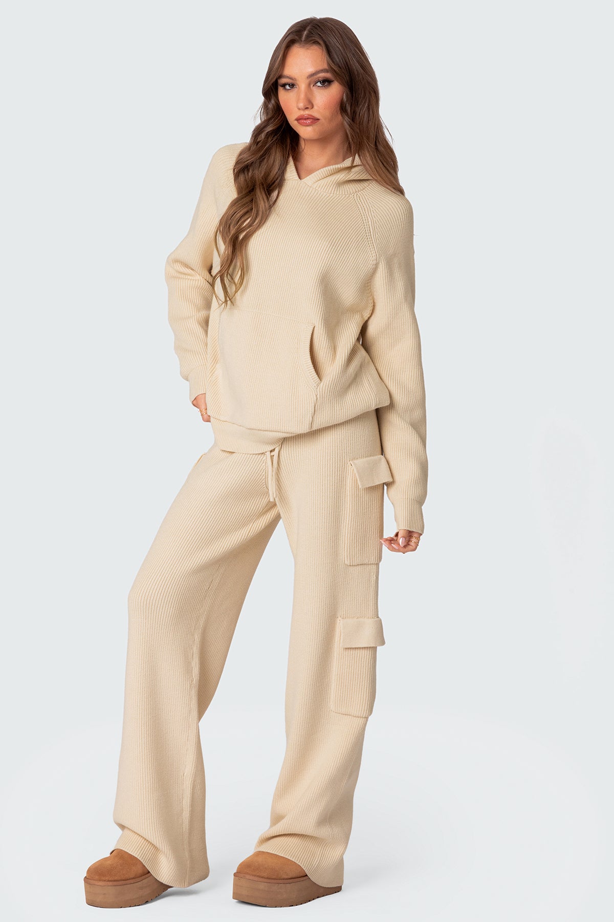Wynter Oversized Knit Hoodie - Image 5