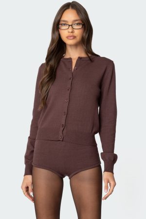 Ashlin Button Up Knit Cardigan