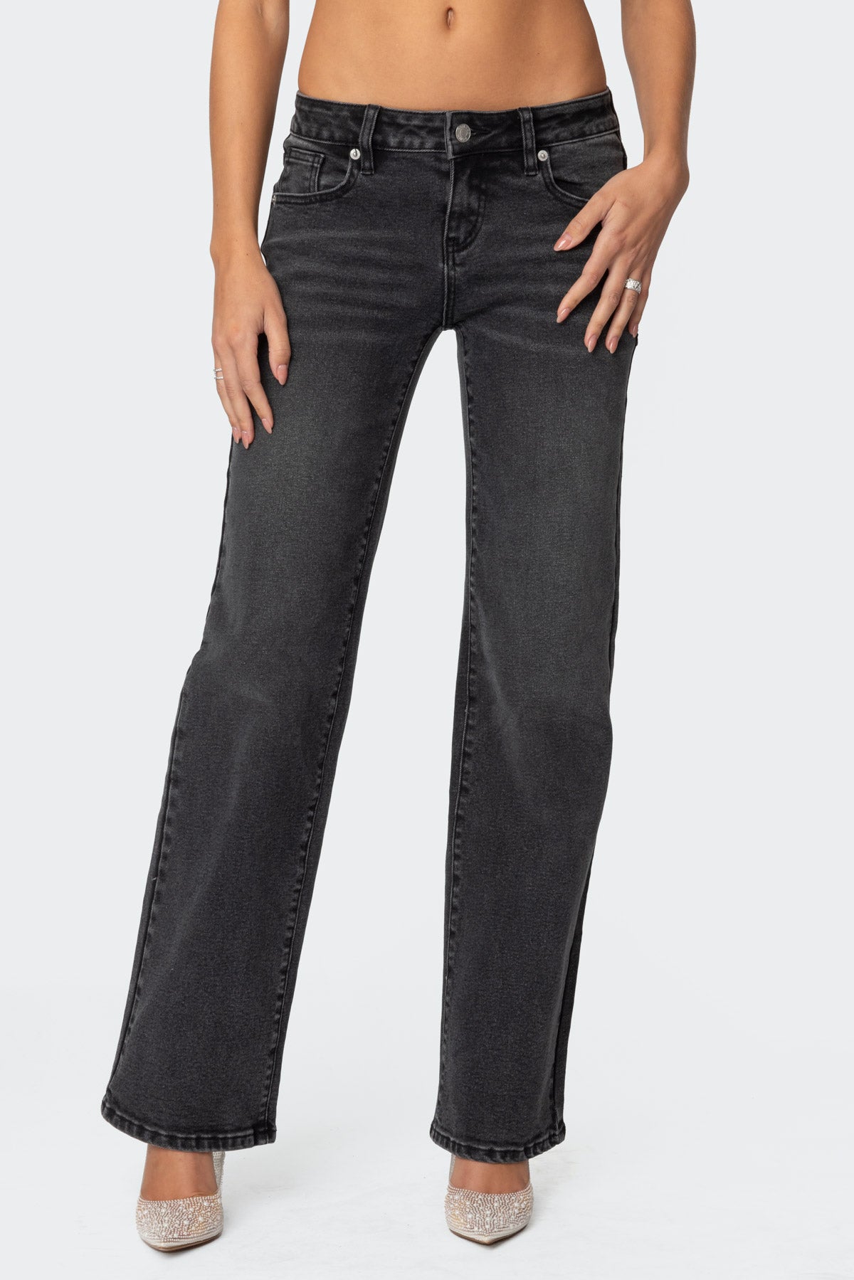 Shayna Low Rise Straight Leg Jeans - Image 2