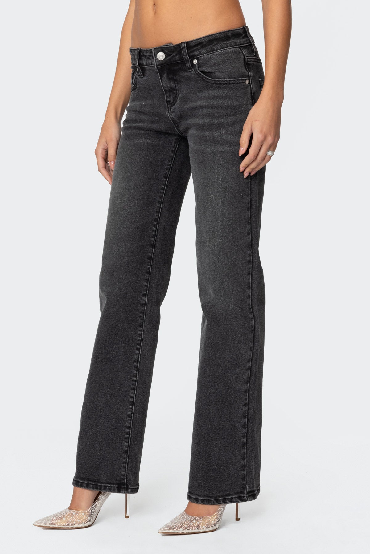Shayna Low Rise Straight Leg Jeans - Image 4