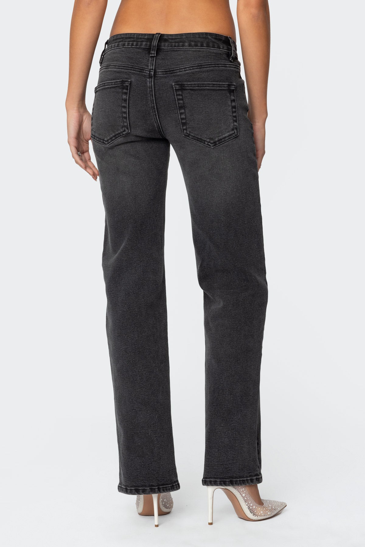 Shayna Low Rise Straight Leg Jeans - Image 5