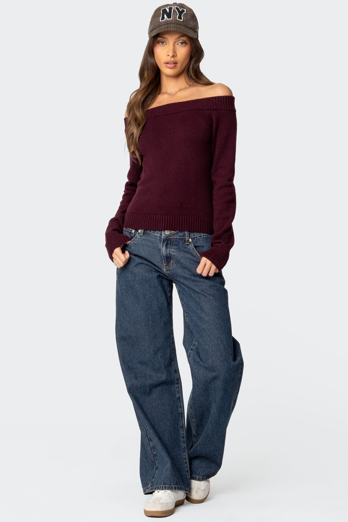Elona Off Shoulder Knit Top - Image 2