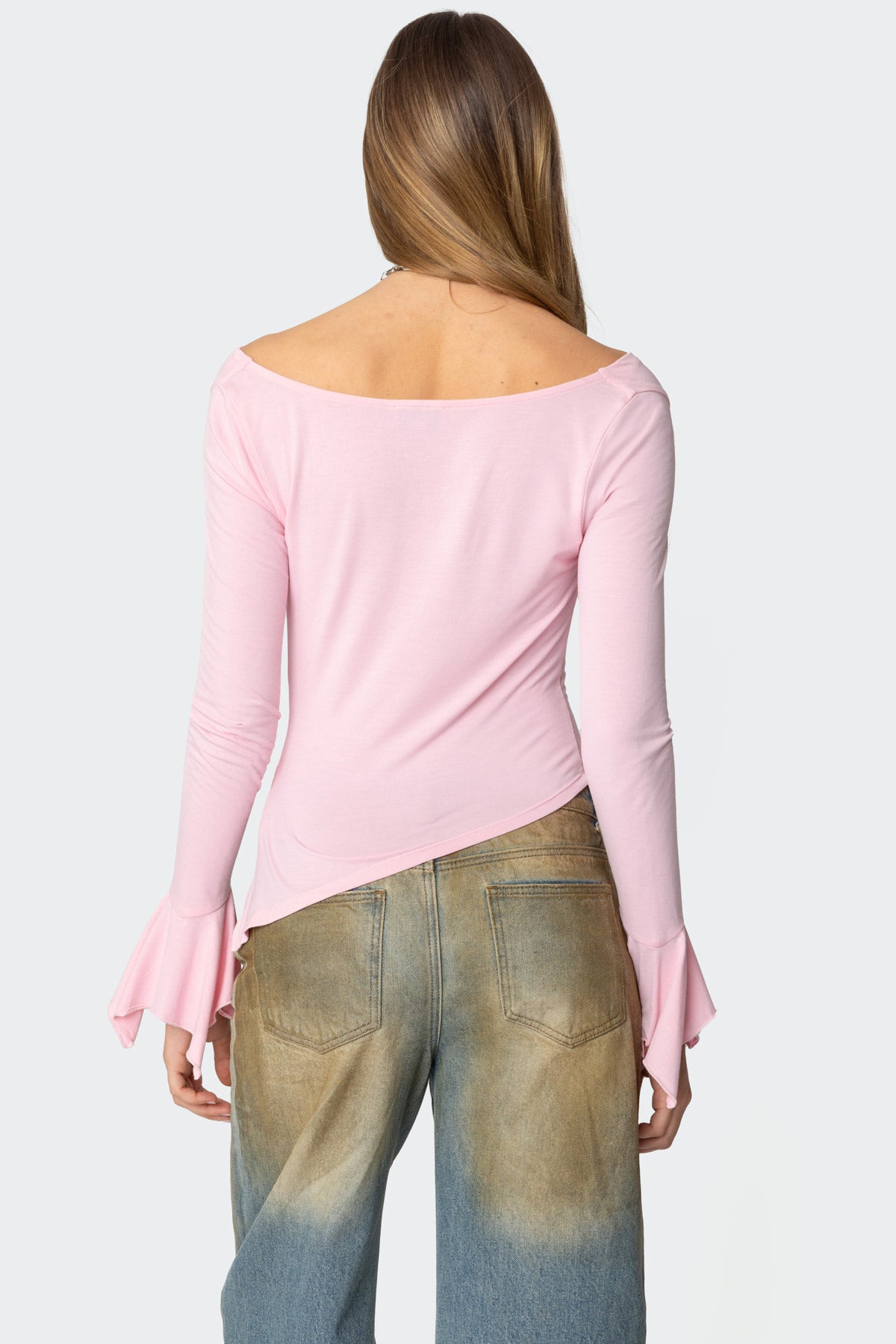 Rayna Cowl Neck Asymmetric Top - Image 5
