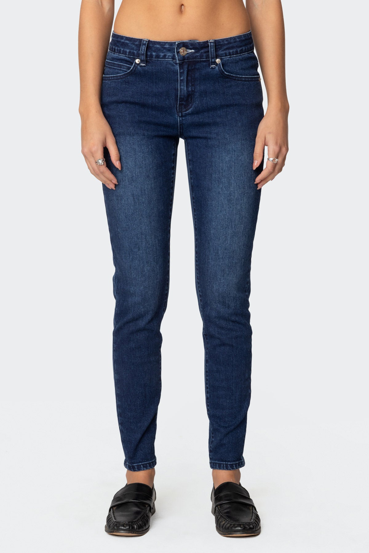 Rosalia Low Rise Skinny Jeans - Image 2