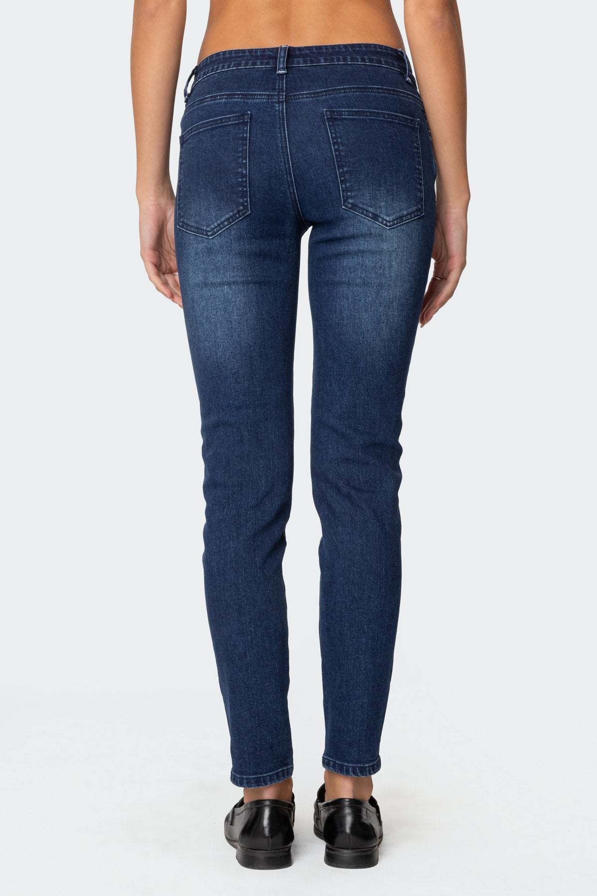 Rosalia Low Rise Skinny Jeans - Image 4