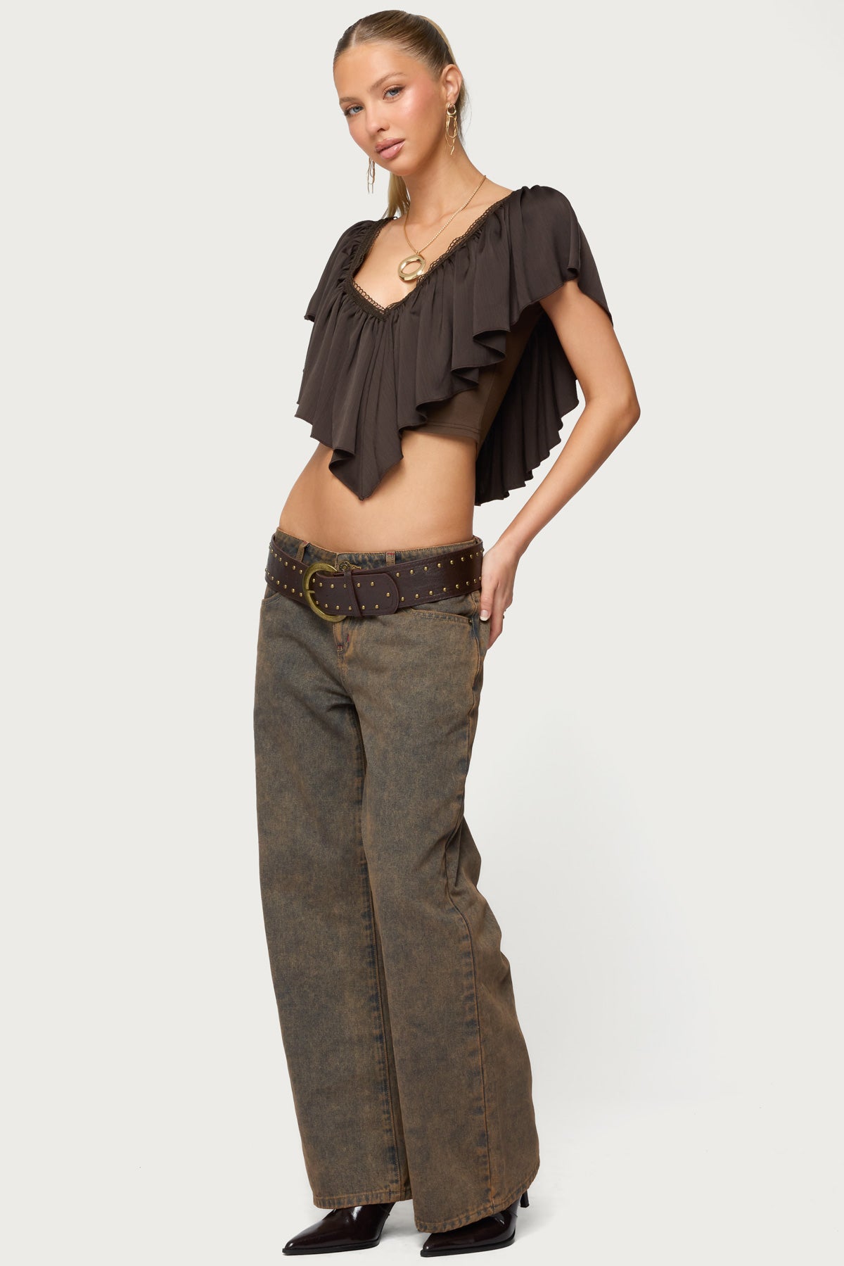 Petite Ace Low Rise Baggy Jeans - Image 3
