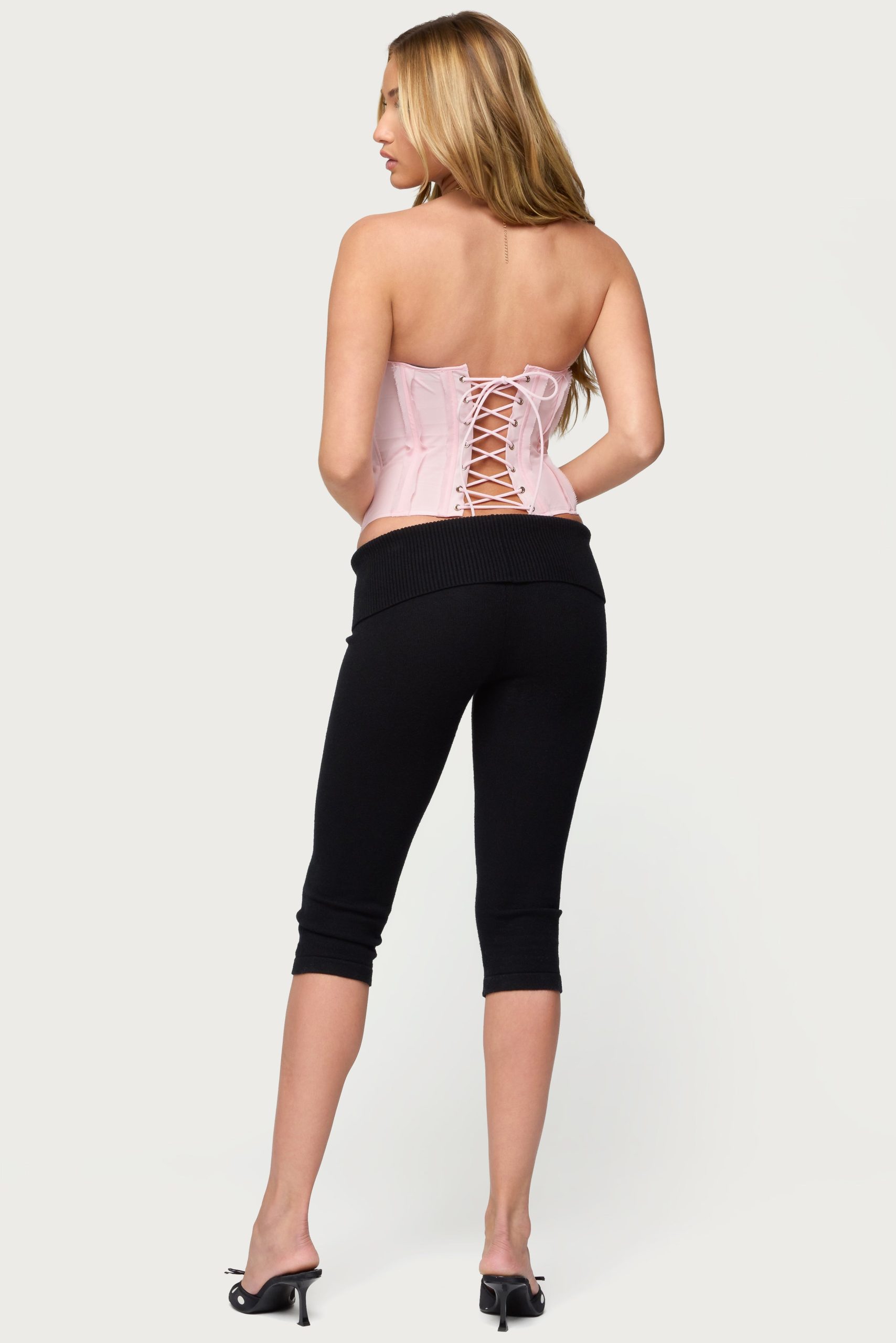Naliah Raw Edge Strapless Corset - Image 5