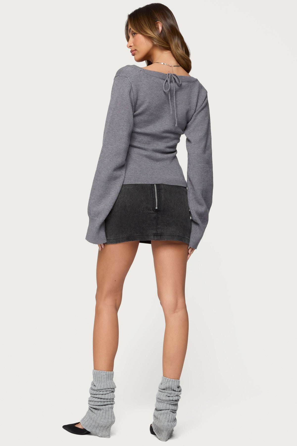 Stacie V Neck Sweater - Image 2