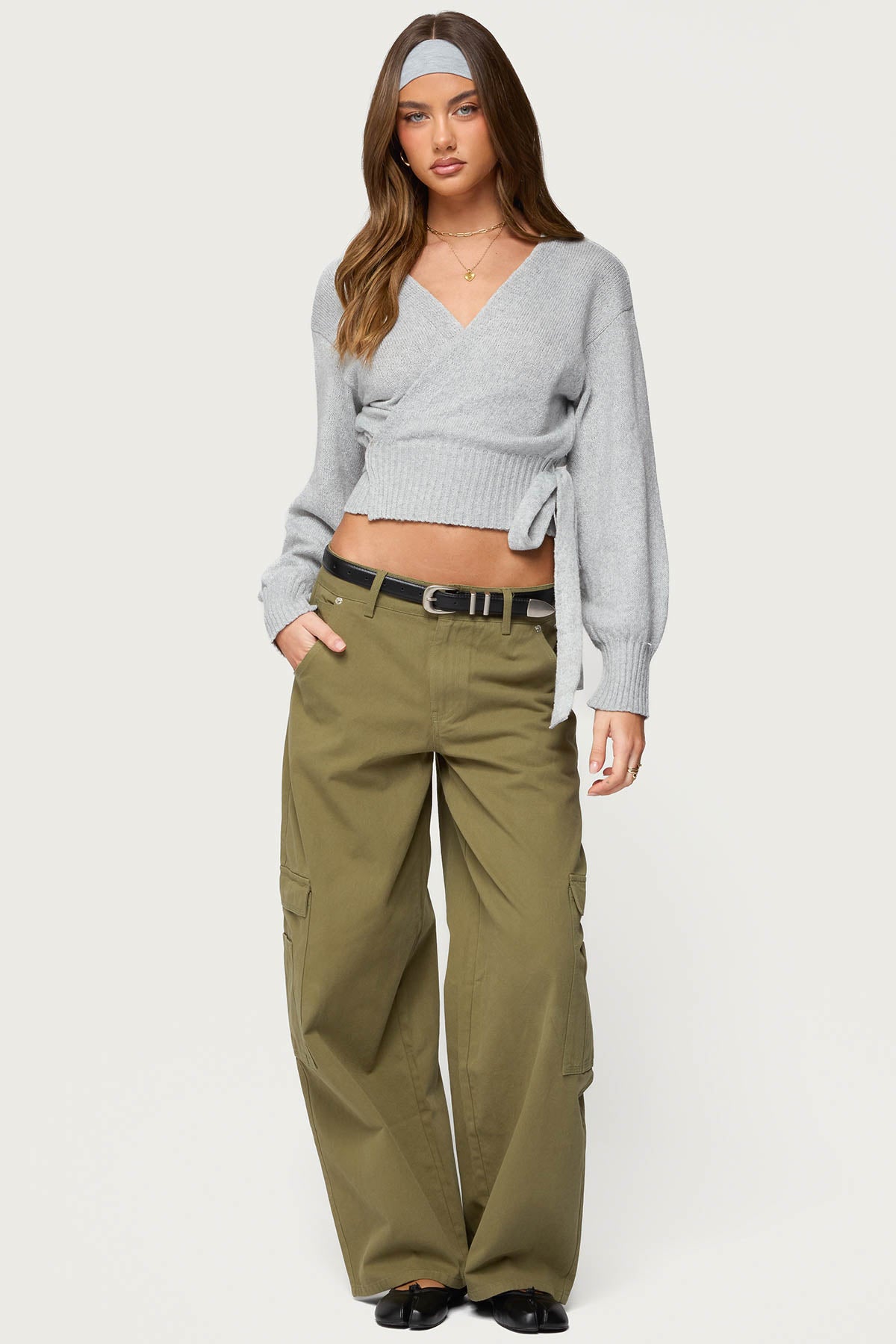 Stella Wrap Knit Cardigan - Image 5