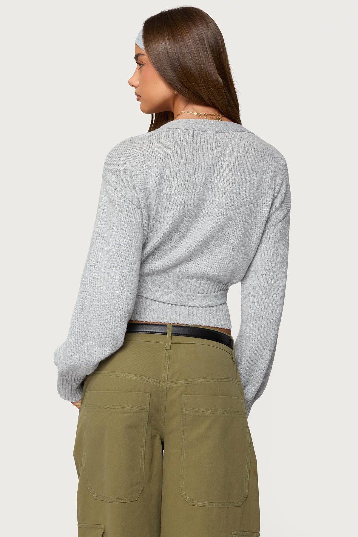 Stella Wrap Knit Cardigan - Image 4