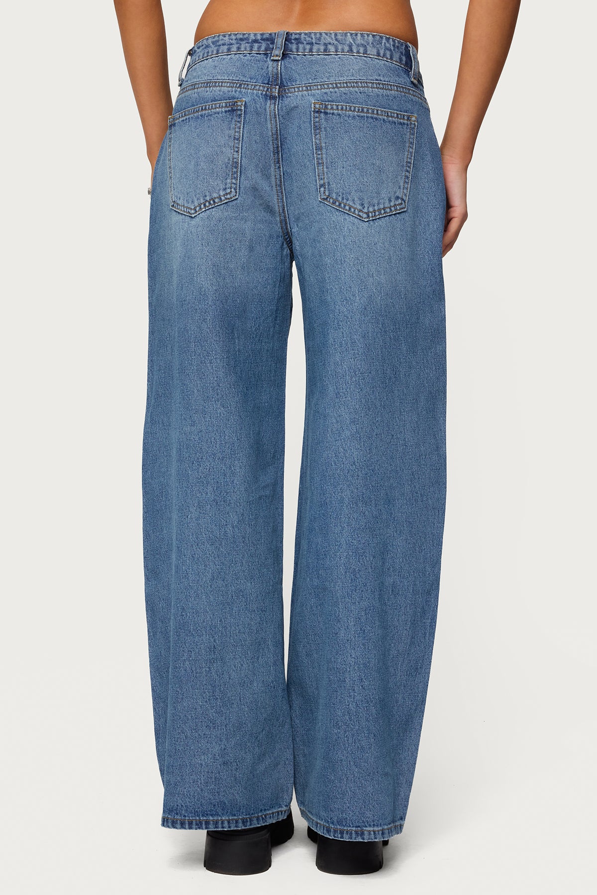 Skye Low Rise Baggy Jeans - Image 5