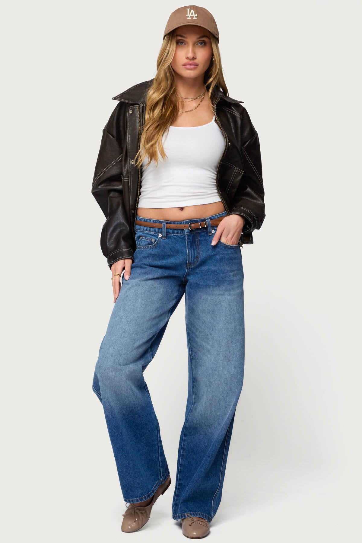 Lauryn Low Rise Baggy Jeans - Image 3