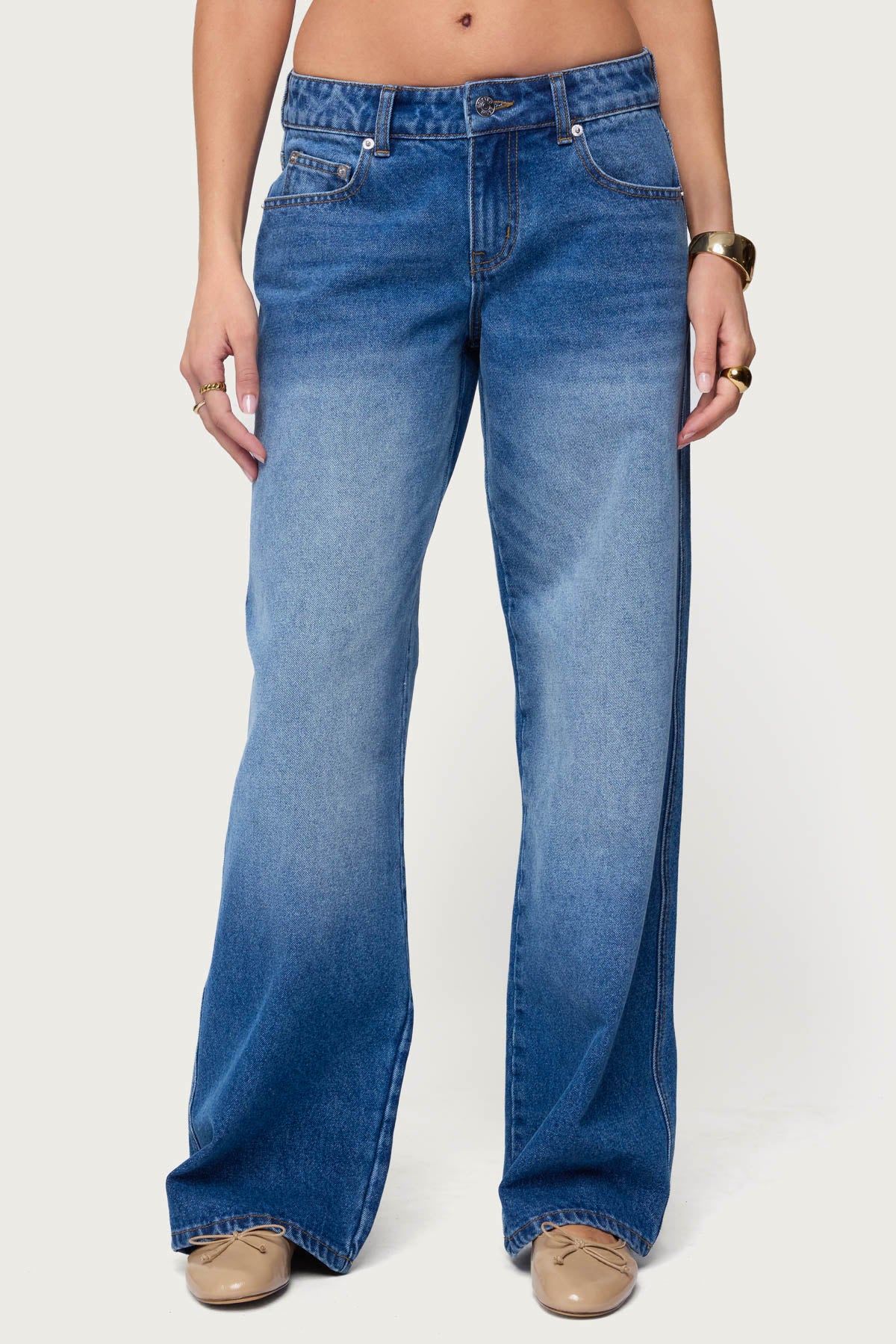 Lauryn Low Rise Baggy Jeans - Image 2